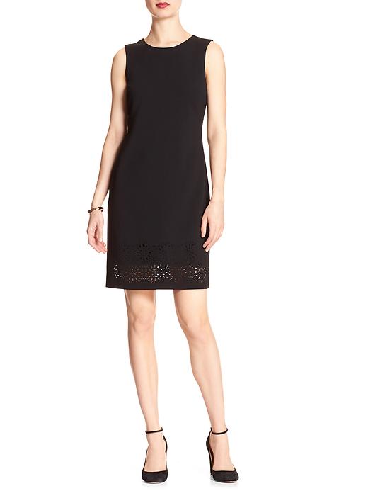 Laser Cut Sheath Dress Banana Republic Factory