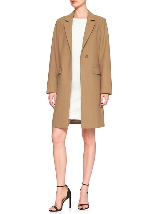 Camel Top Coat Banana Republic Factory