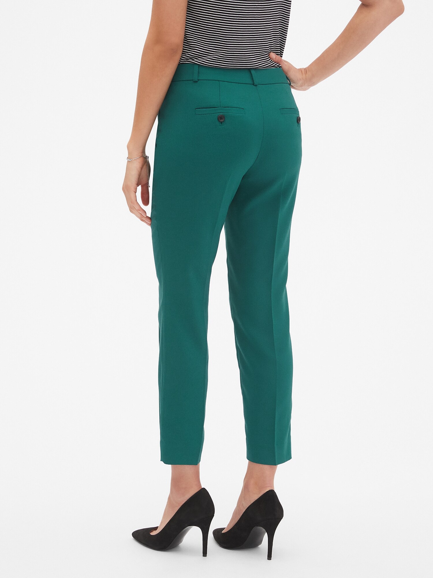 Avery Crepe Tailored Ankle Pant