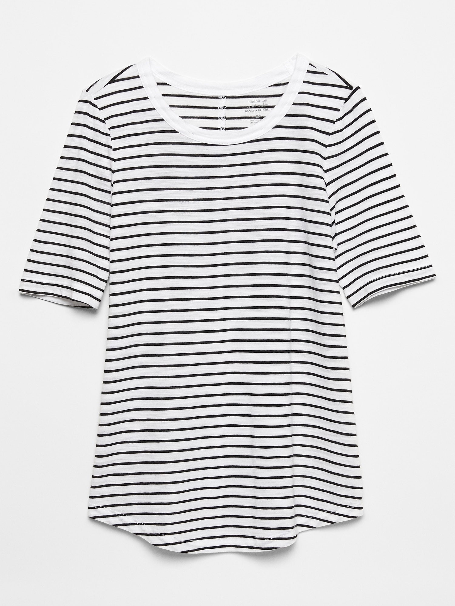 Stripe Malibu Elbow Sleeve T-Shirt
