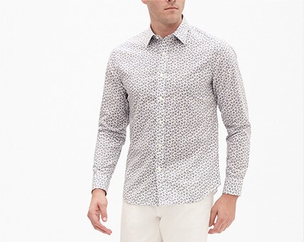 Men S Untucked Non Iron Shirts Dress Shirts Banana Republic Factory