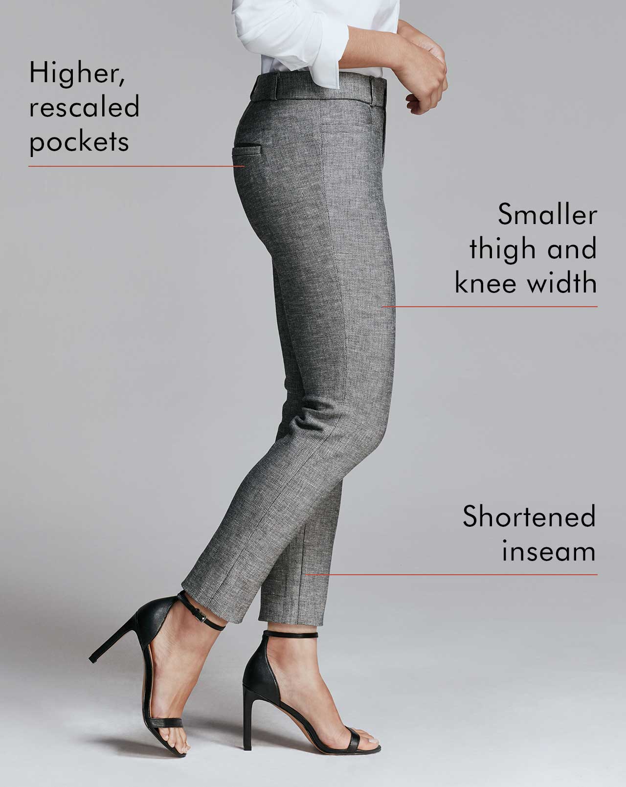 petite's pants back