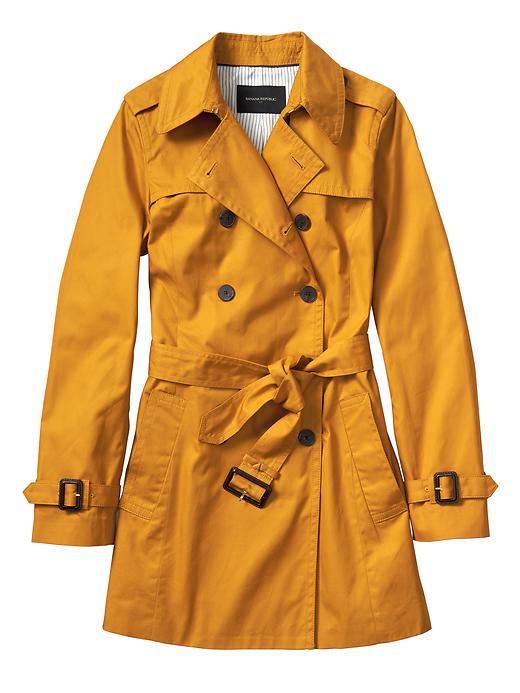 Banana Republic Factory Short Tan deals Trench Coat