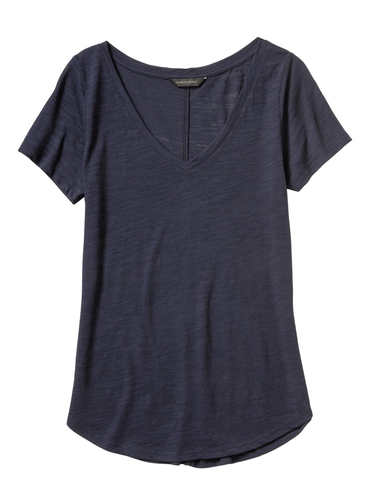 Malibu V-Neck Tee | Banana Republic Factory