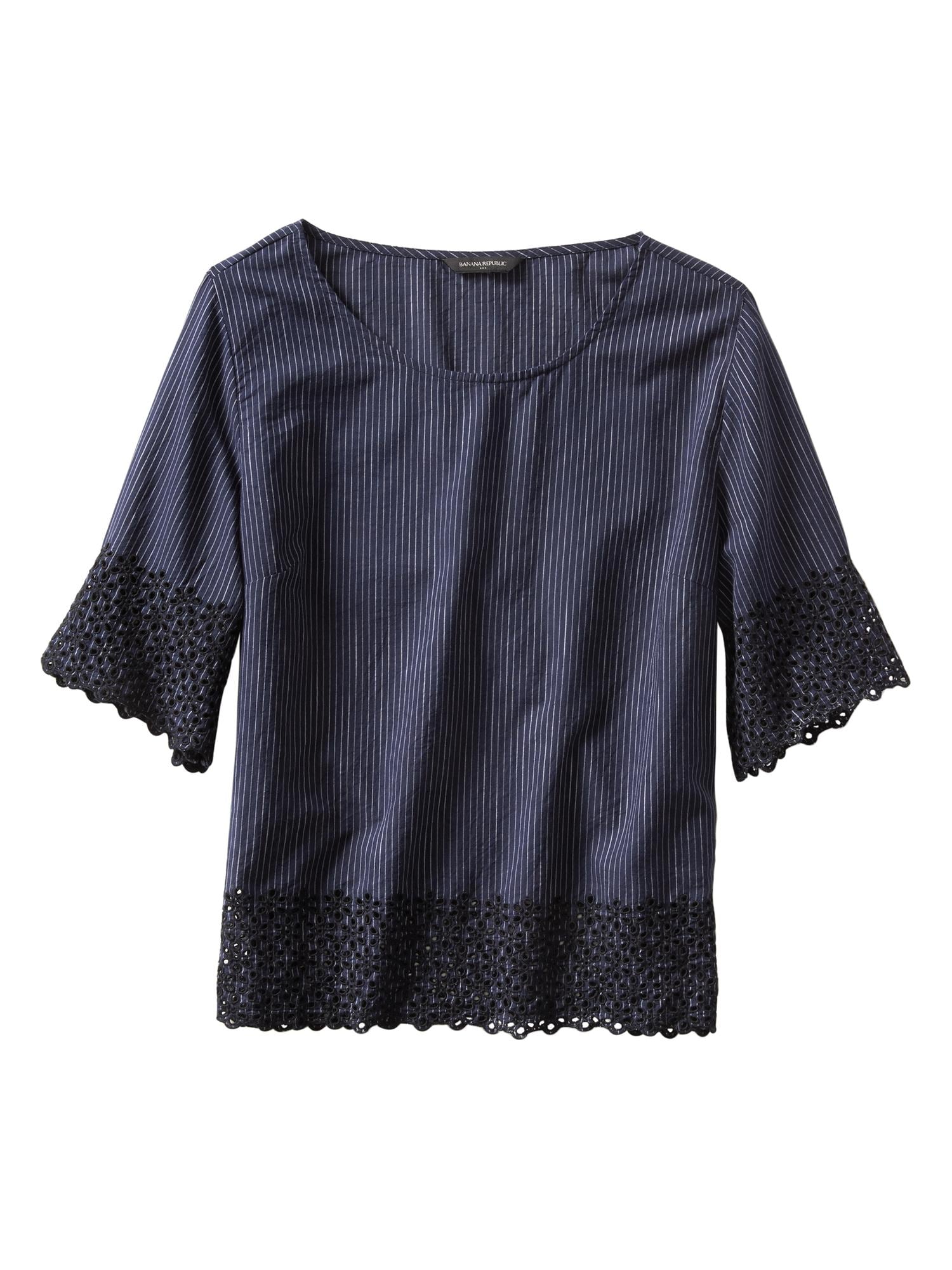 Factory Eyelet Cropped Top | Banana Republic Factory