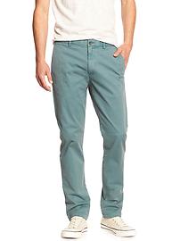 Pantalon Chino Skinny Banana Republic - Taille 38x32, Stretch Lavé, Couleur Rouge Grenade