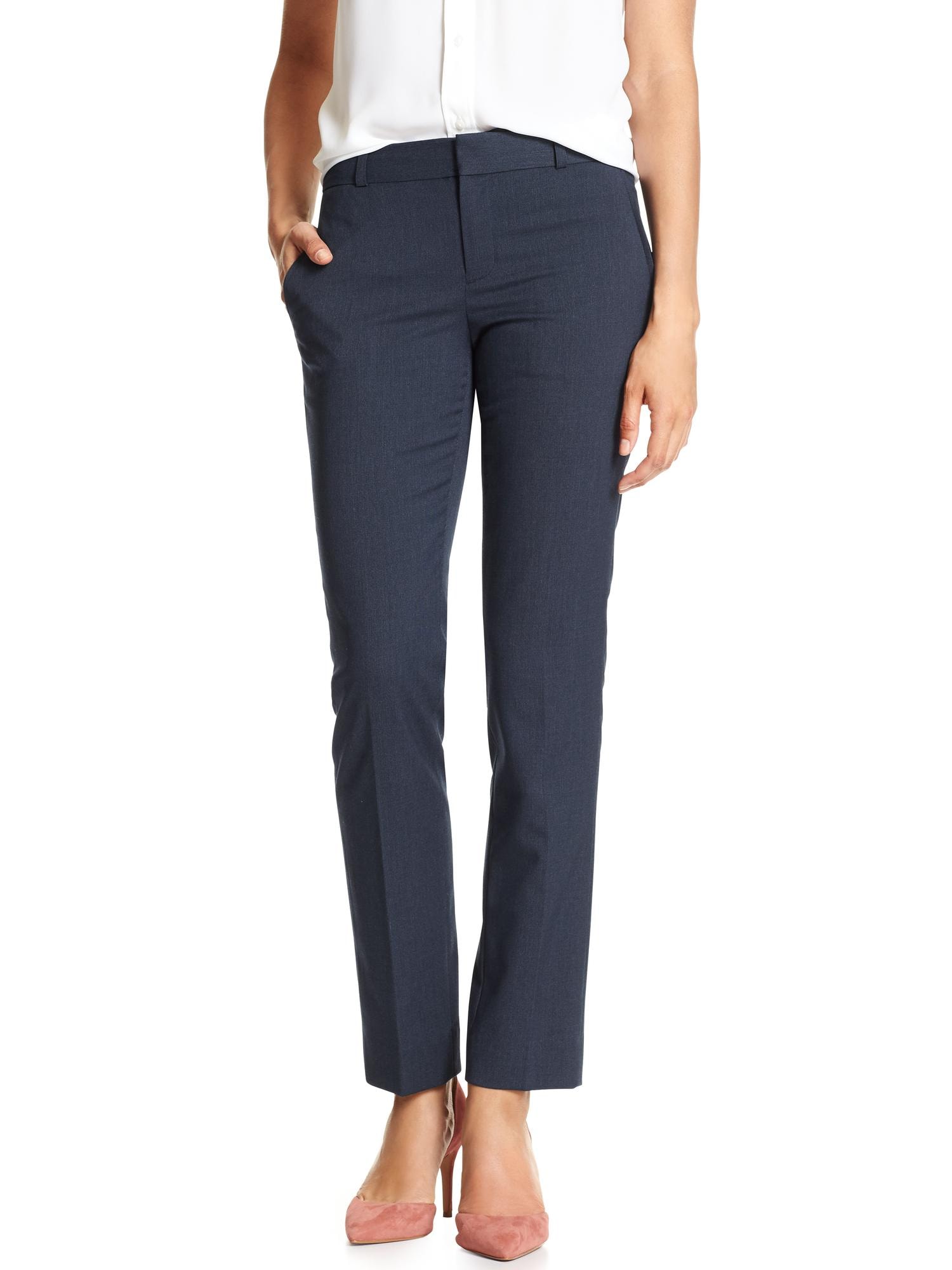 Ryan Textured Slim Straight Pant | Banana Republic Factory