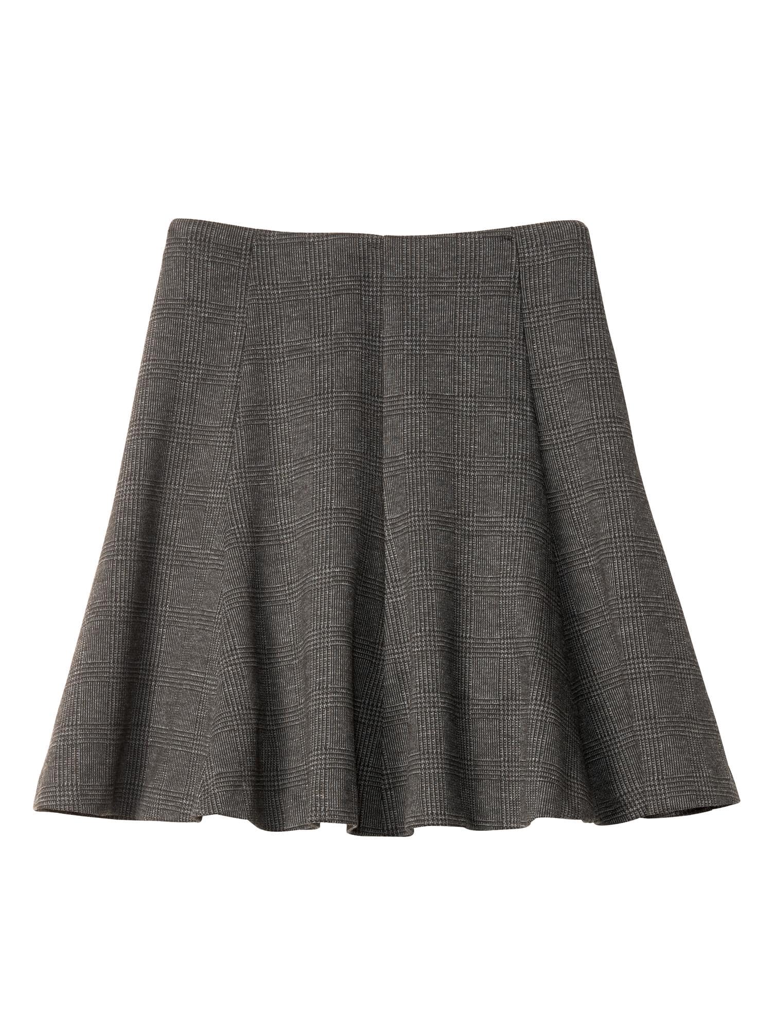 Plaid Flounce Skirt