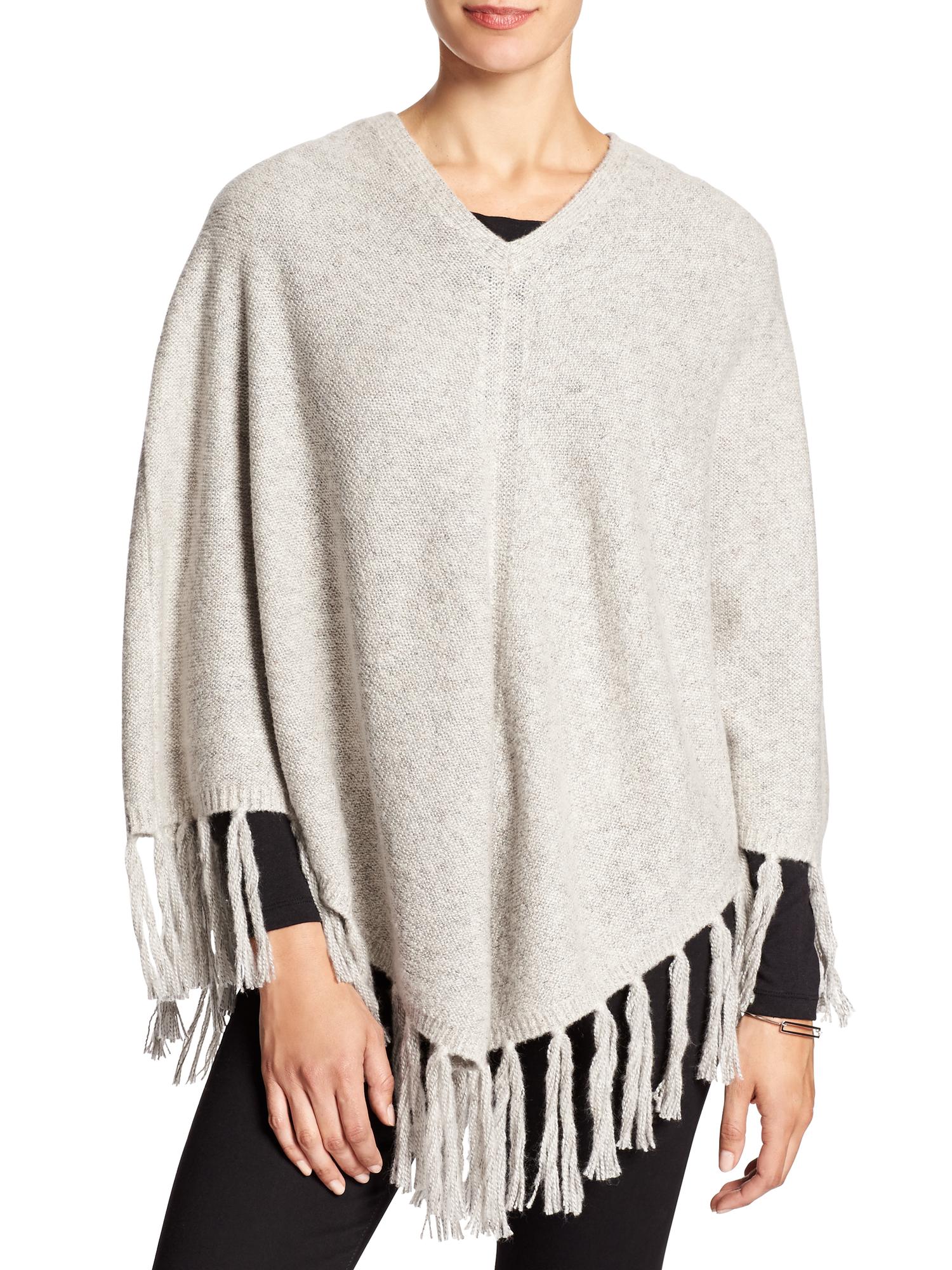 Fringe Poncho Banana Republic Factory