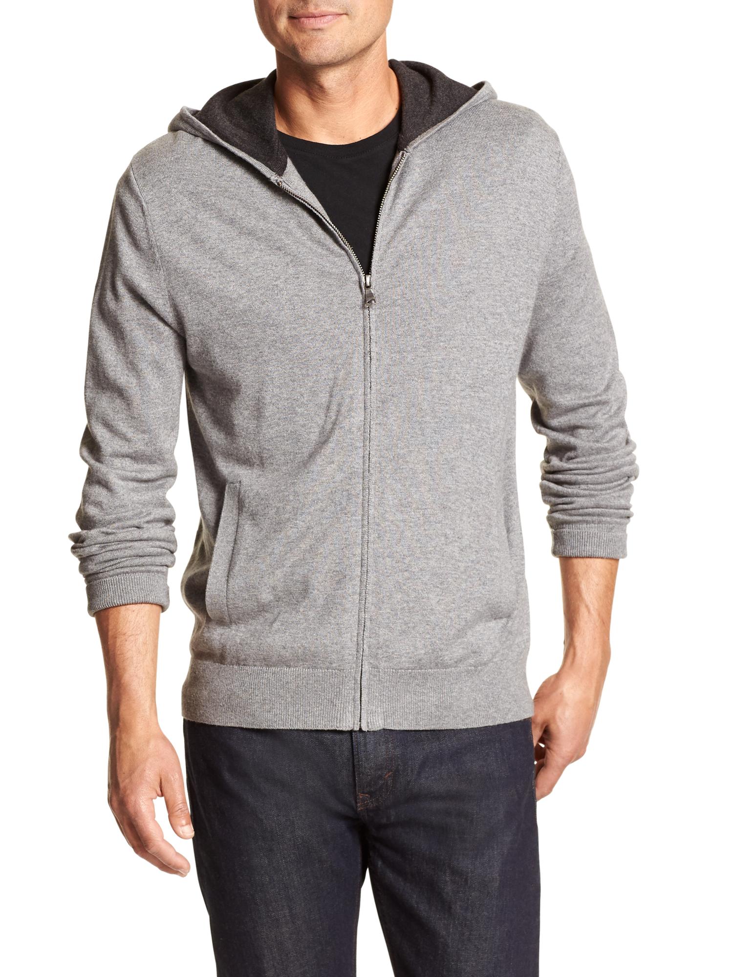 Premium Luxe Zip Hoodie | Banana Republic Factory