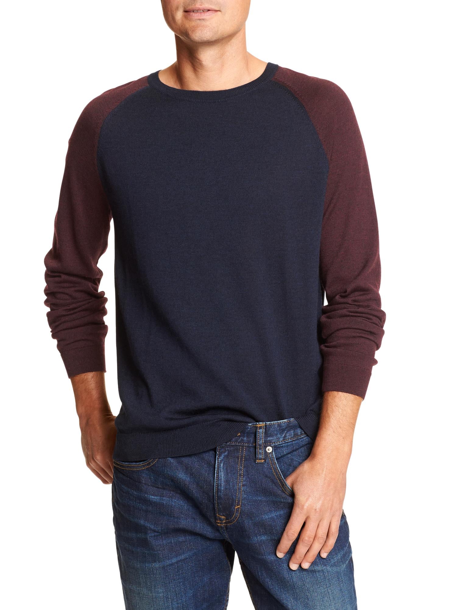 Merino Wool Baseball Sweater Banana Republic Factory
