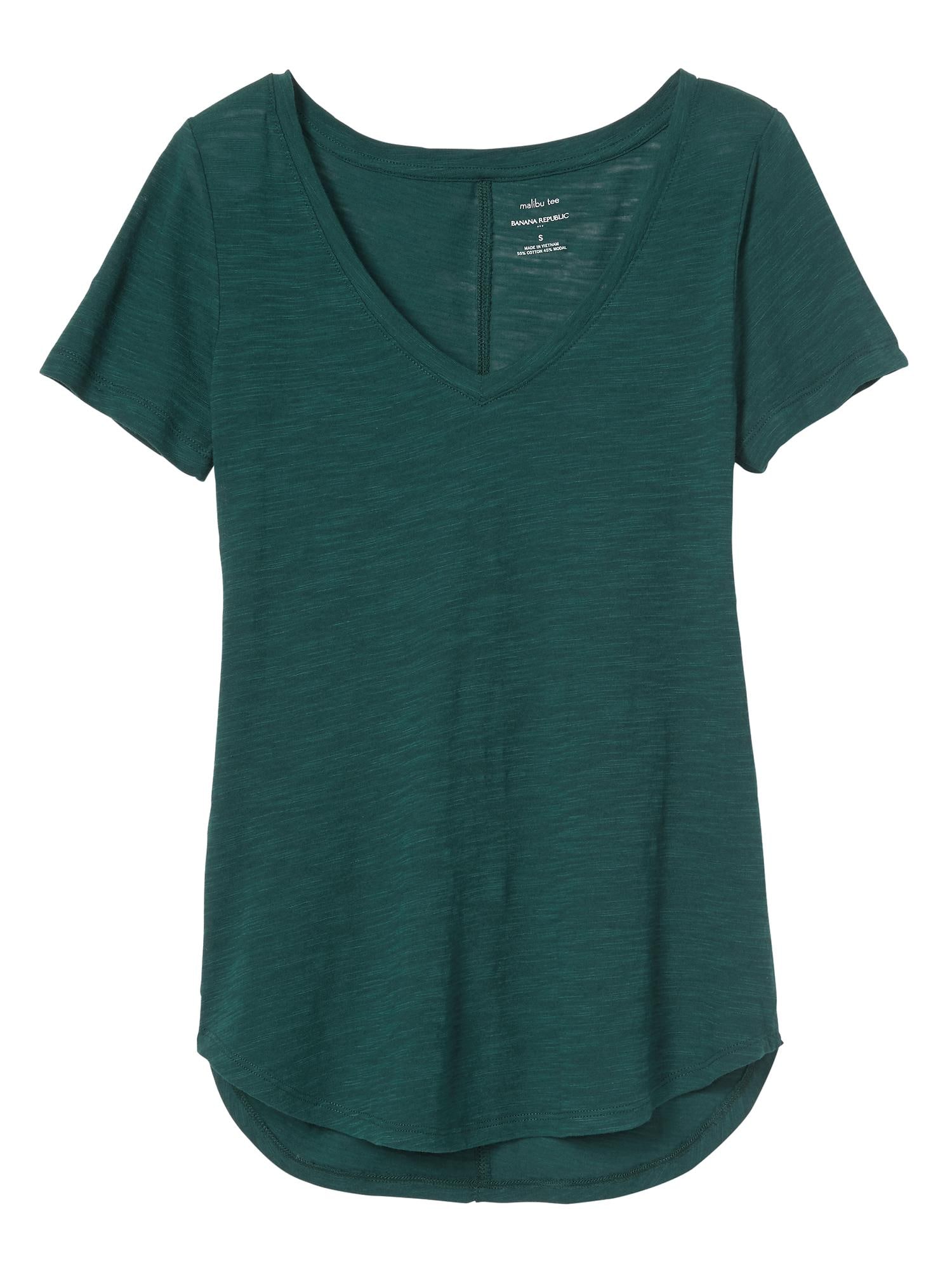 Malibu V-Neck Tee | Banana Republic Factory