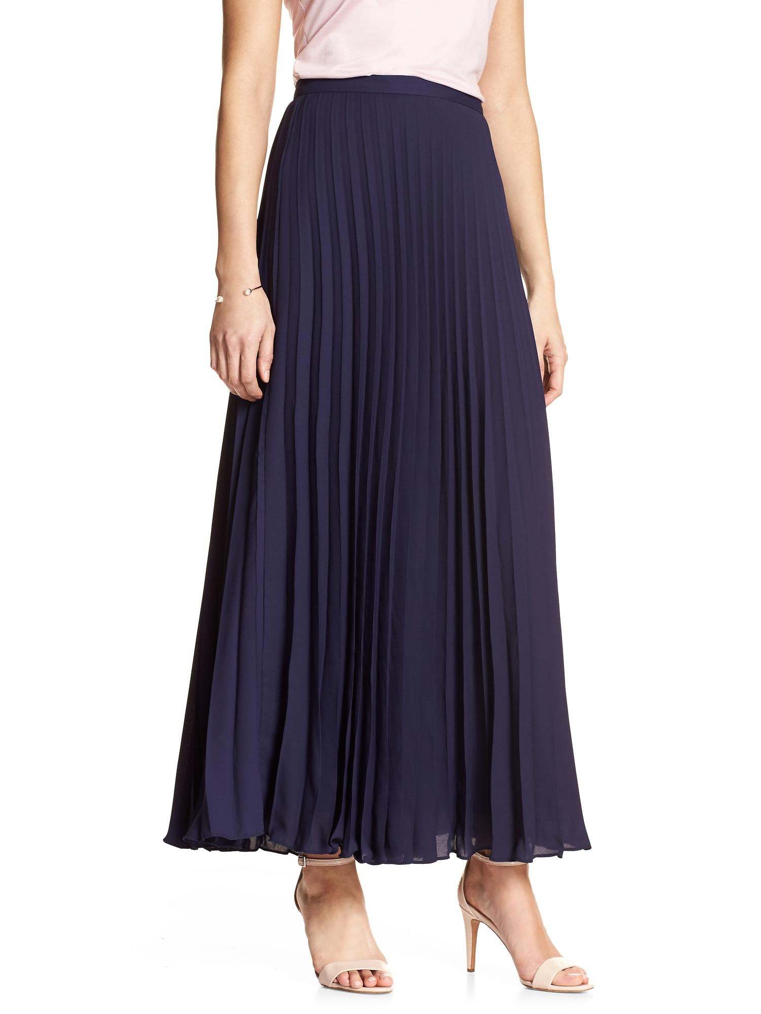 Pleated Maxi Skirt | Banana Republic Factory