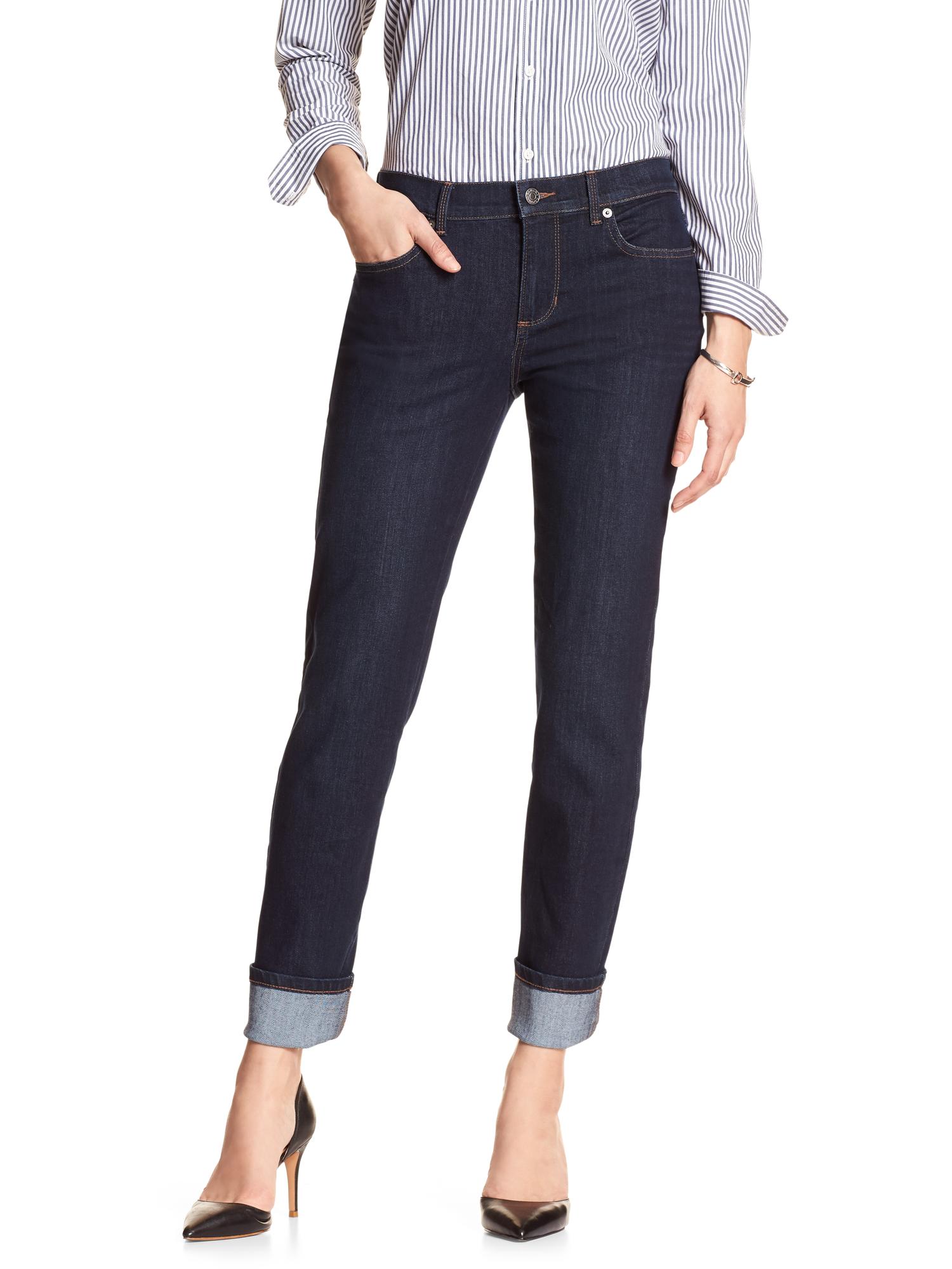 Jeans Banana Republic Urban Boot Cut - Taille 16 - Dark Rinse - Neuf Avec étiquettes