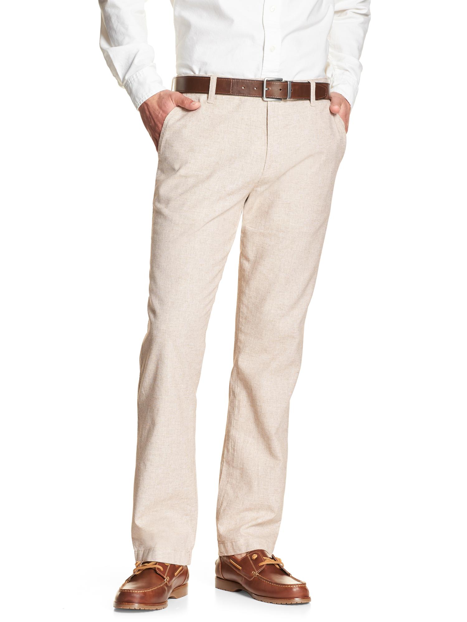 Linen-Blend Pant | Banana Republic Factory