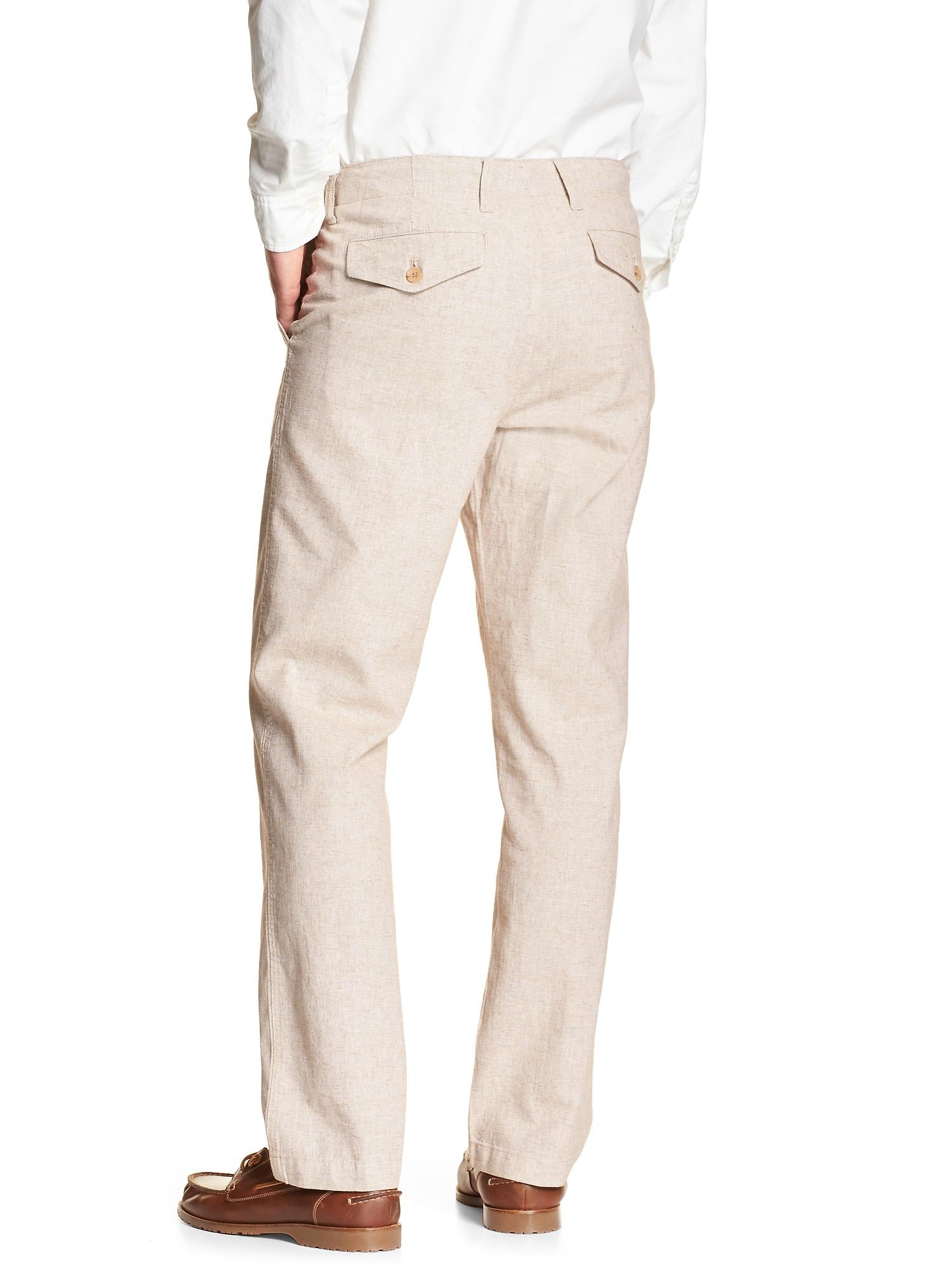 Linen-Blend Pant | Banana Republic Factory