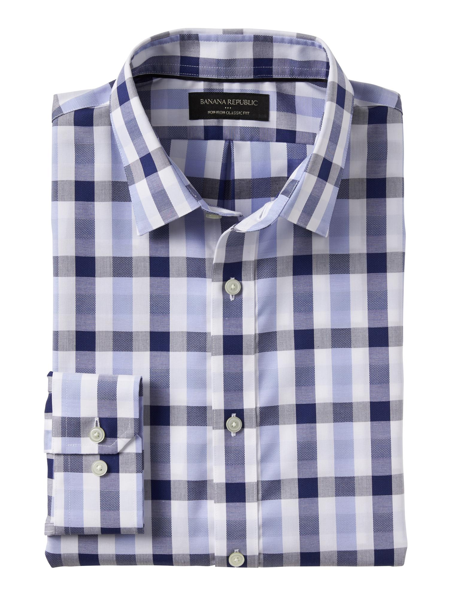 Banana republic gingham shirt hotsell