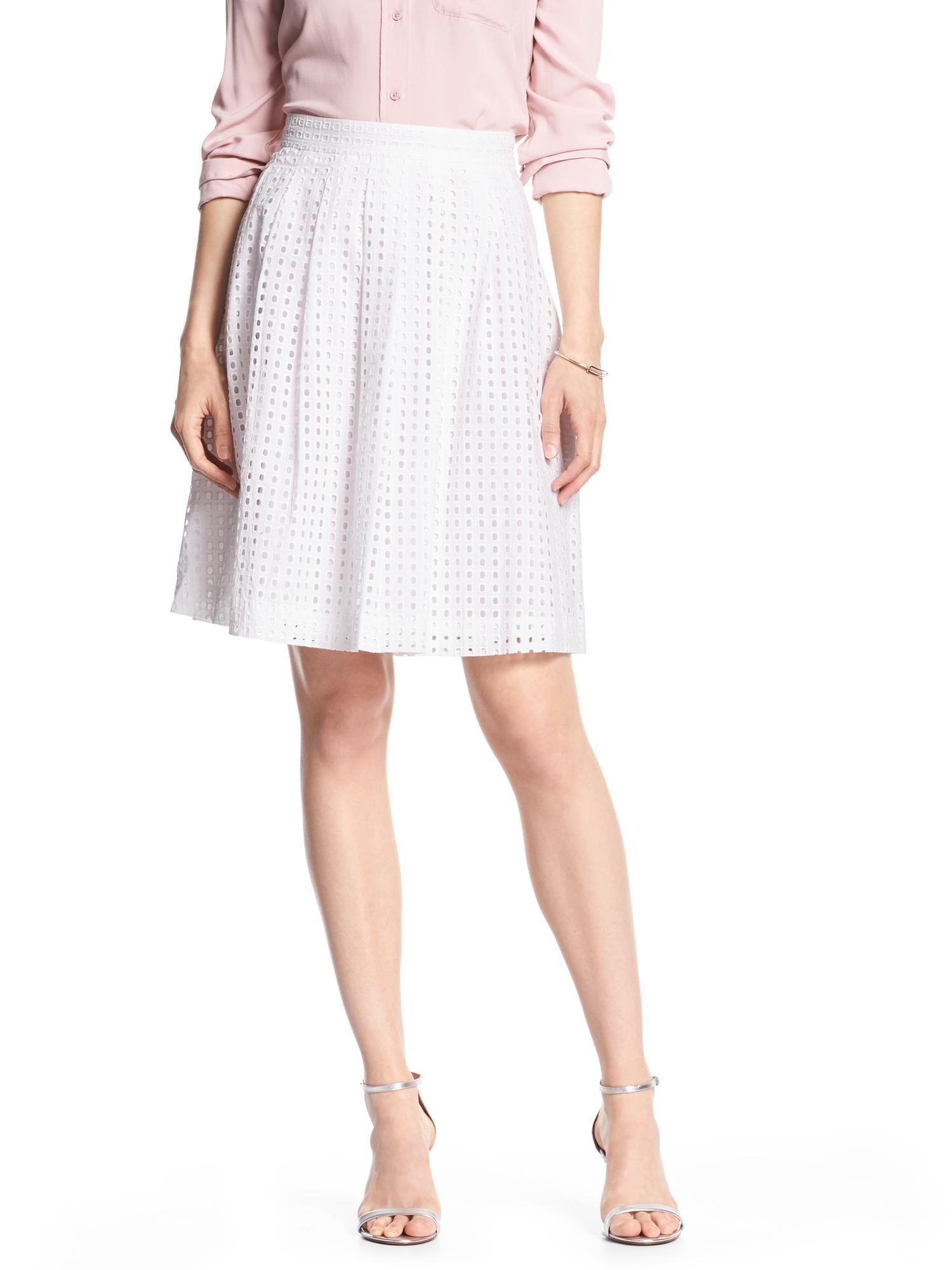 Eyelet Full Skirt | Banana Republic Factory