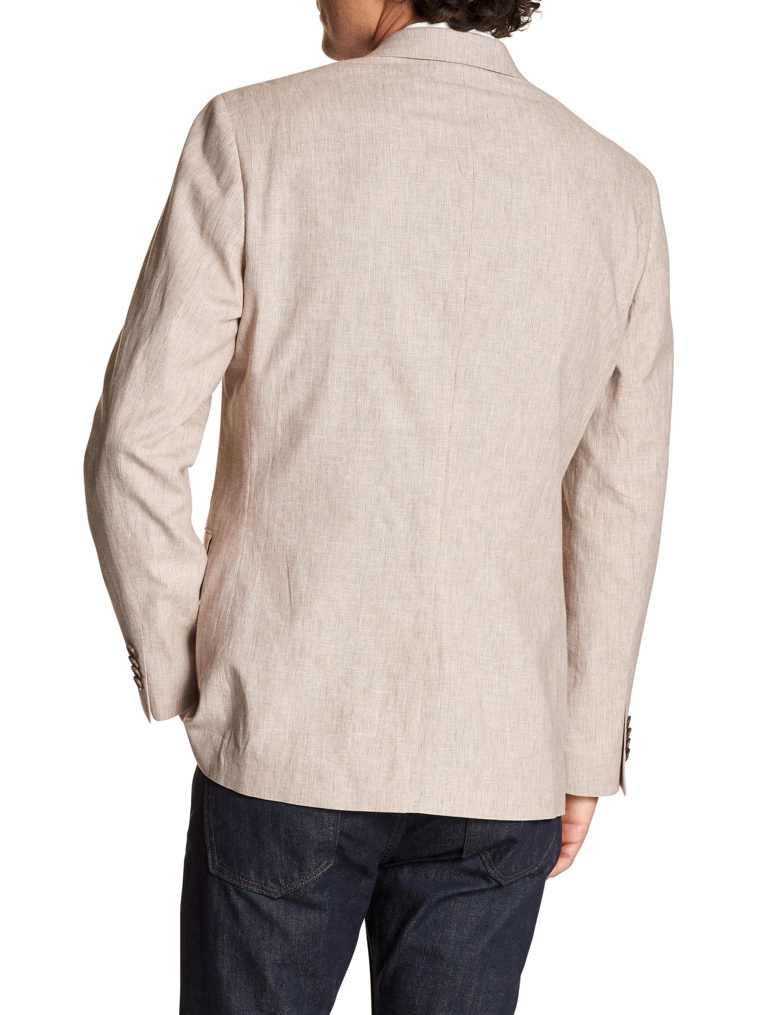 Standard-Fit Linen Blend Blazer