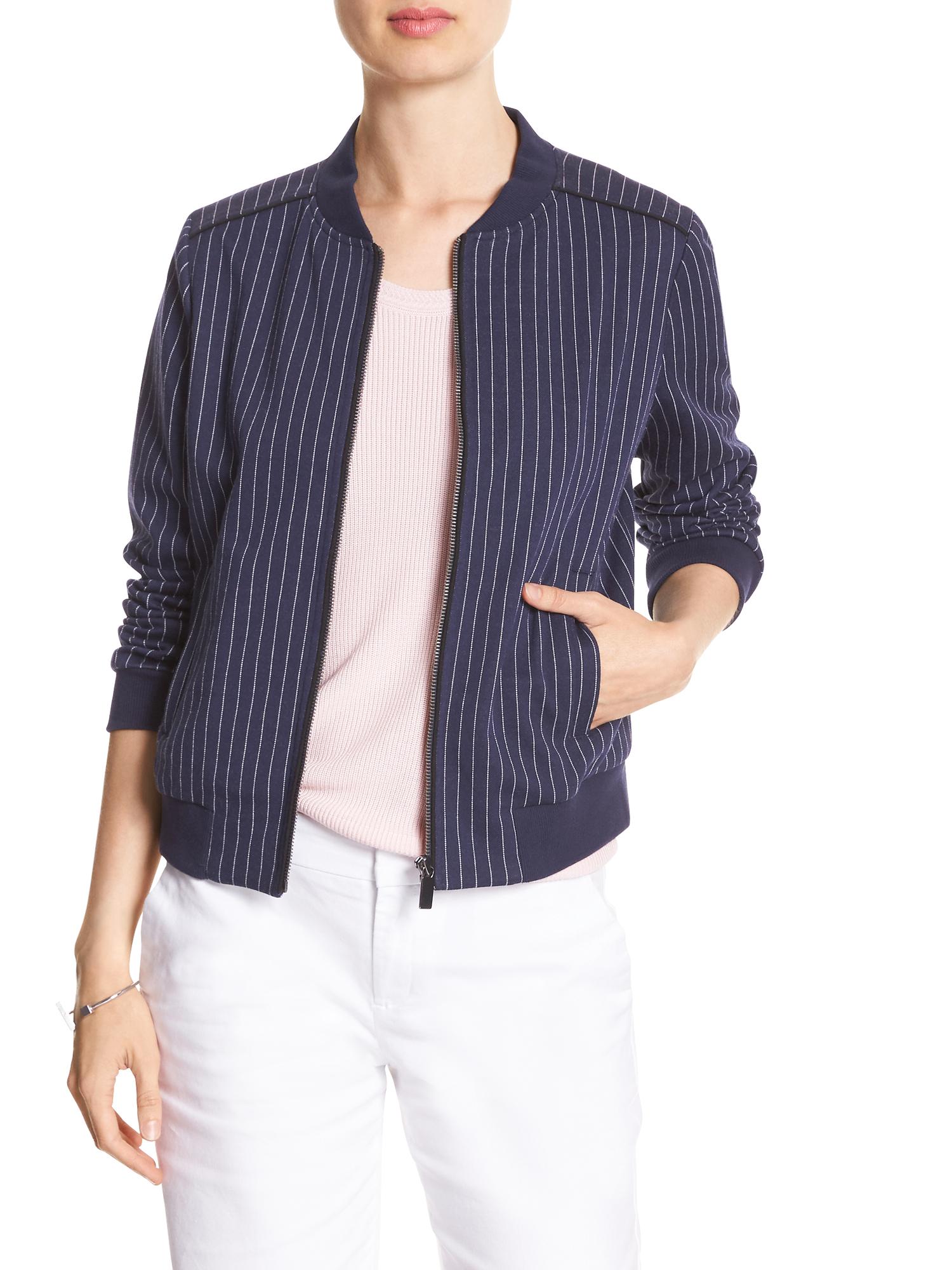 Pinstripe Bomber Jacket Banana Republic Factory
