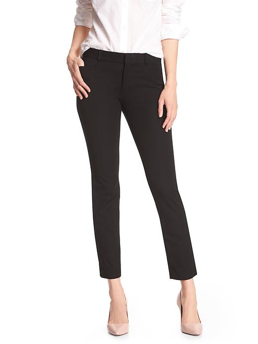 a&f sloane satin tailored pant