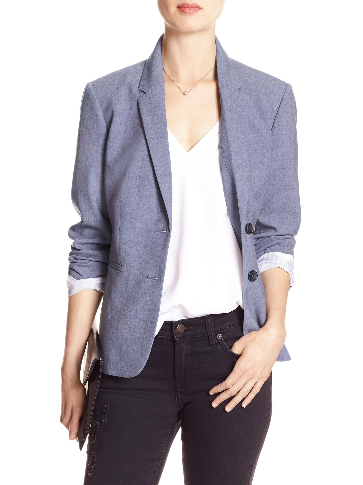 Chambray Suit Blazer | Banana Republic Factory