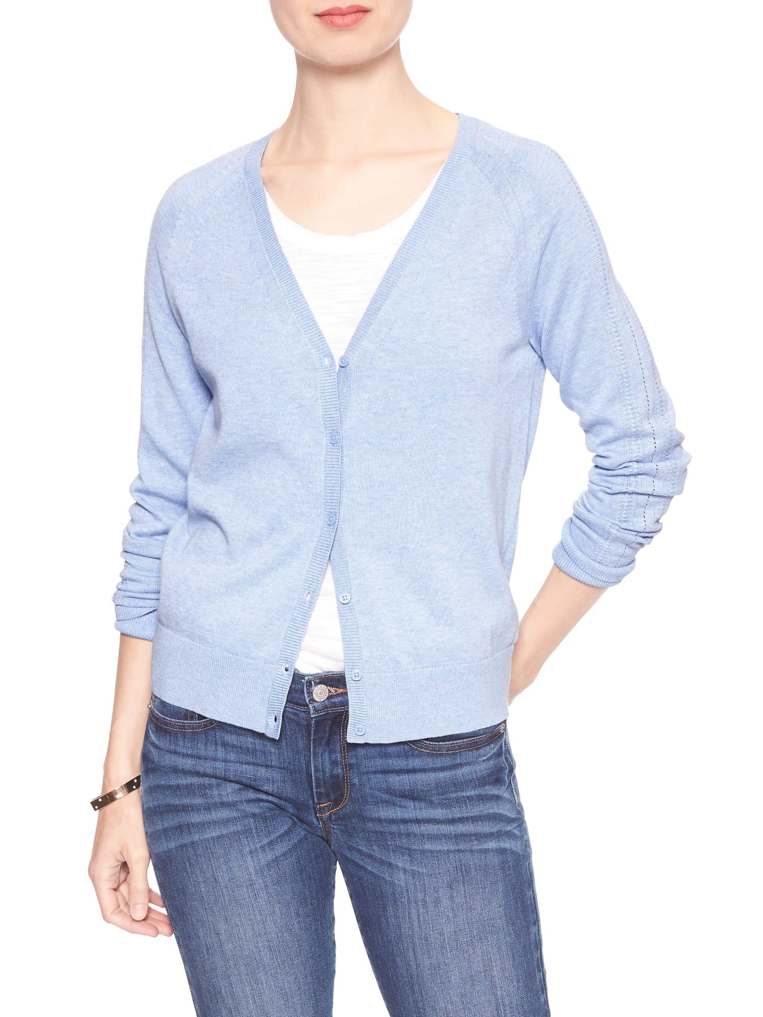 Machine Washable VNeck Forever Cardigan Banana Republic Factory