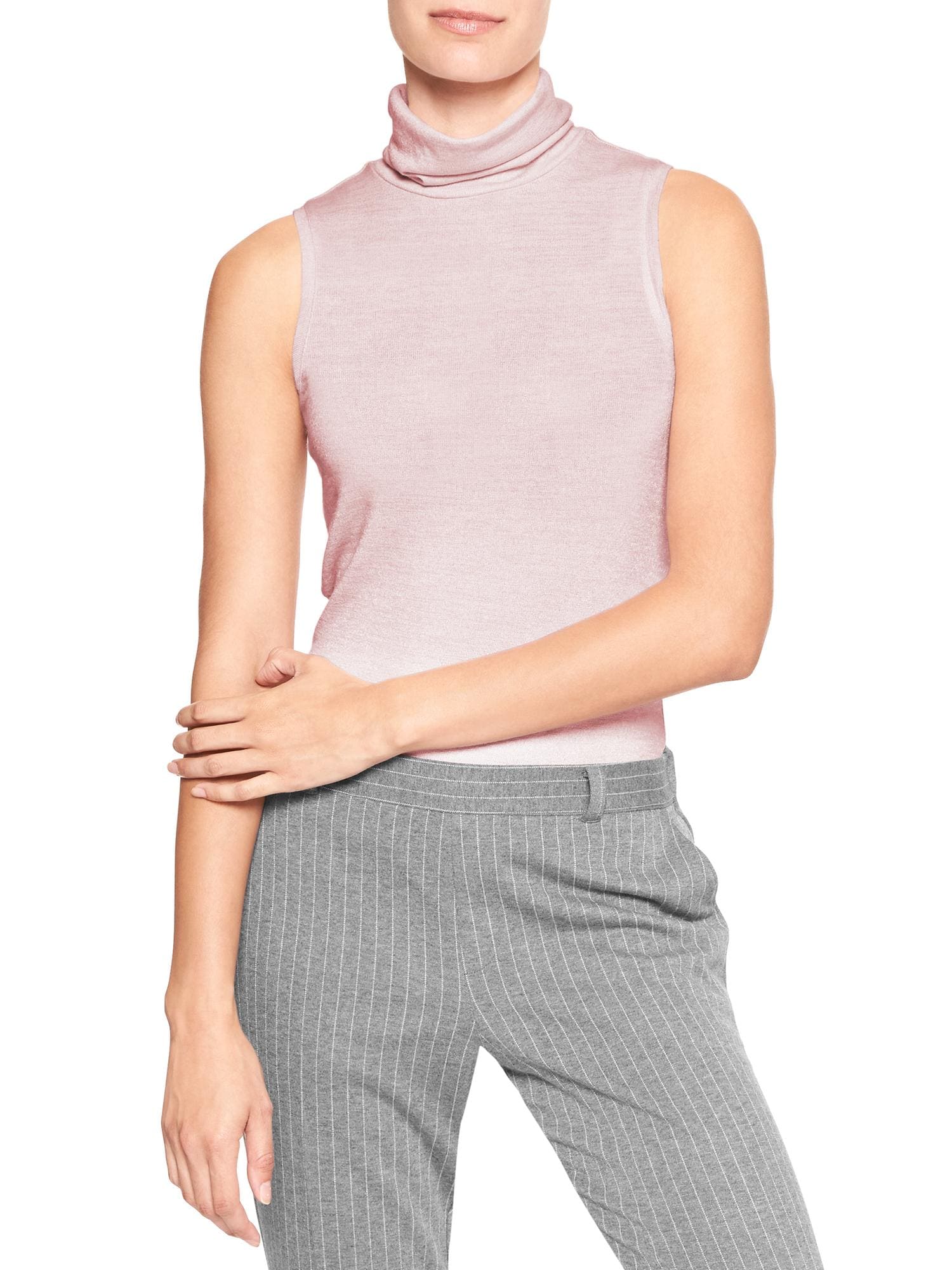 Jersey Turtleneck Top Banana Republic Factory