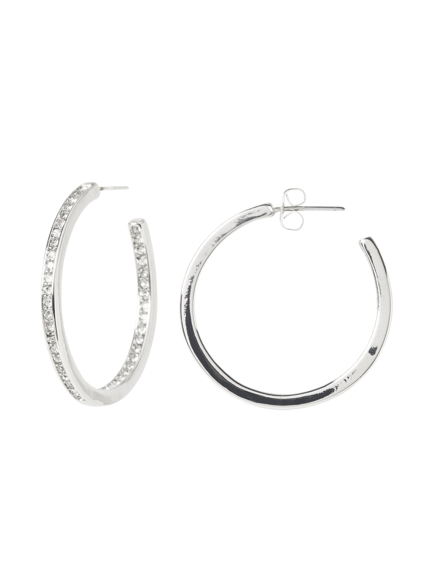 Pave Hoop Earring Banana Republic Factory