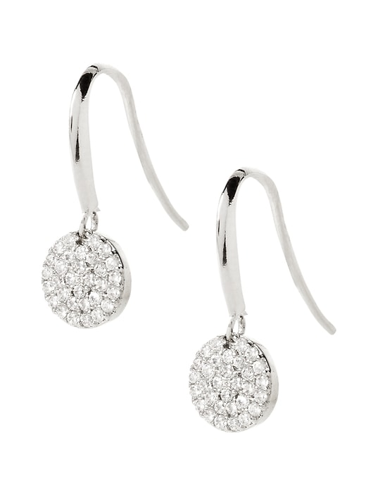 Pave Drop Earrings | Banana Republic Factory