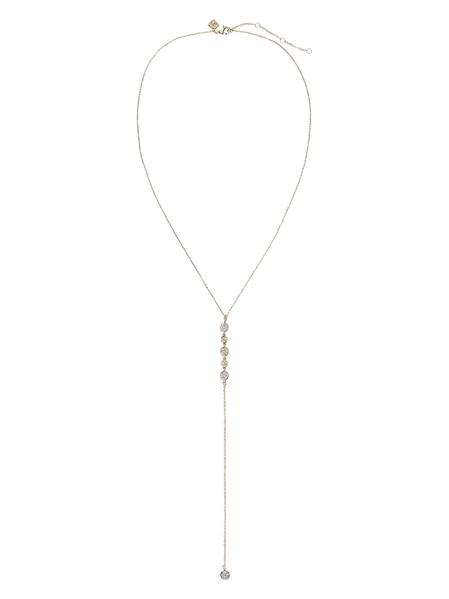 Multi Circle Lariat Necklace