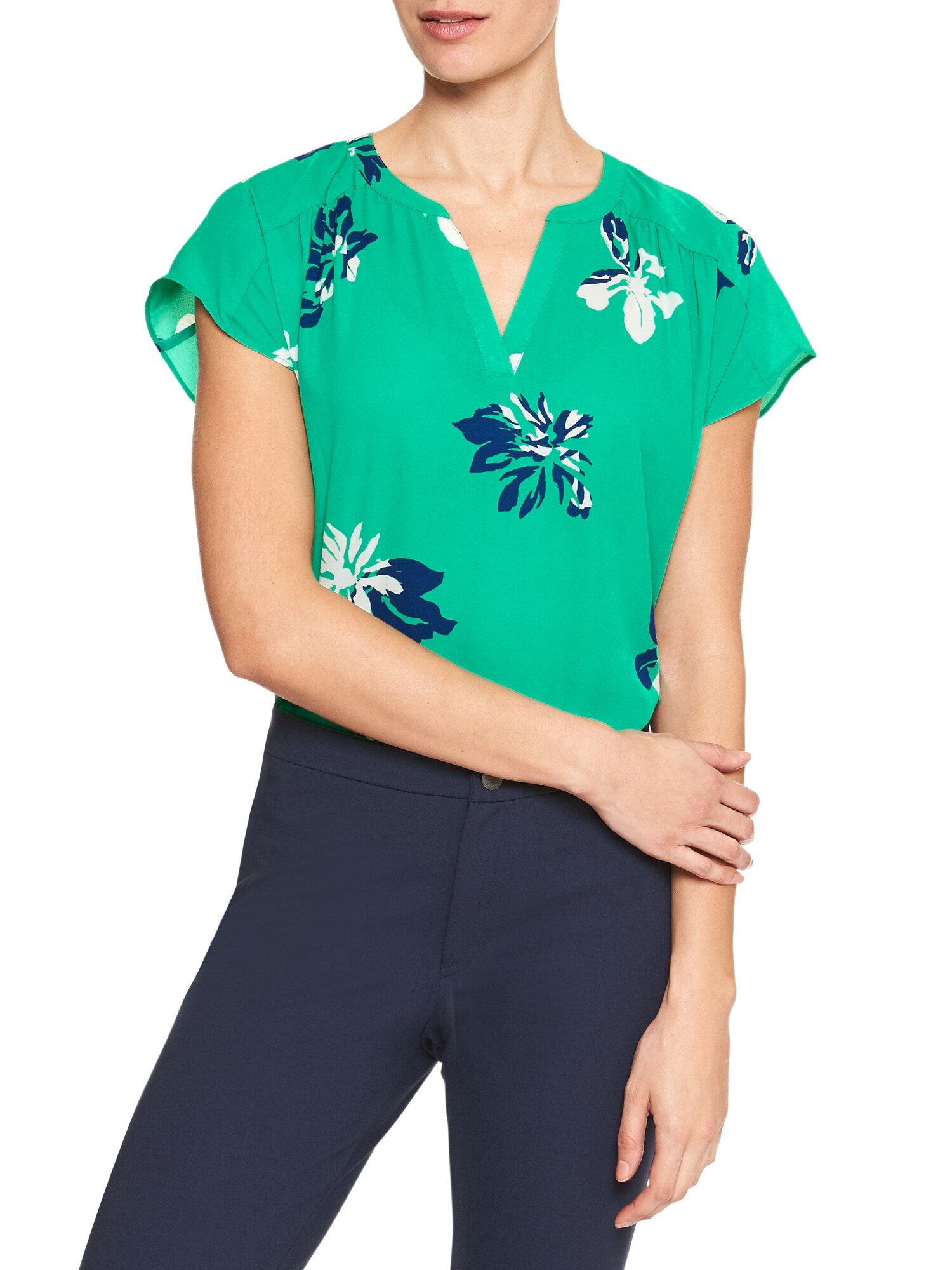 Print Dolman Sleeve Top Banana Republic Factory