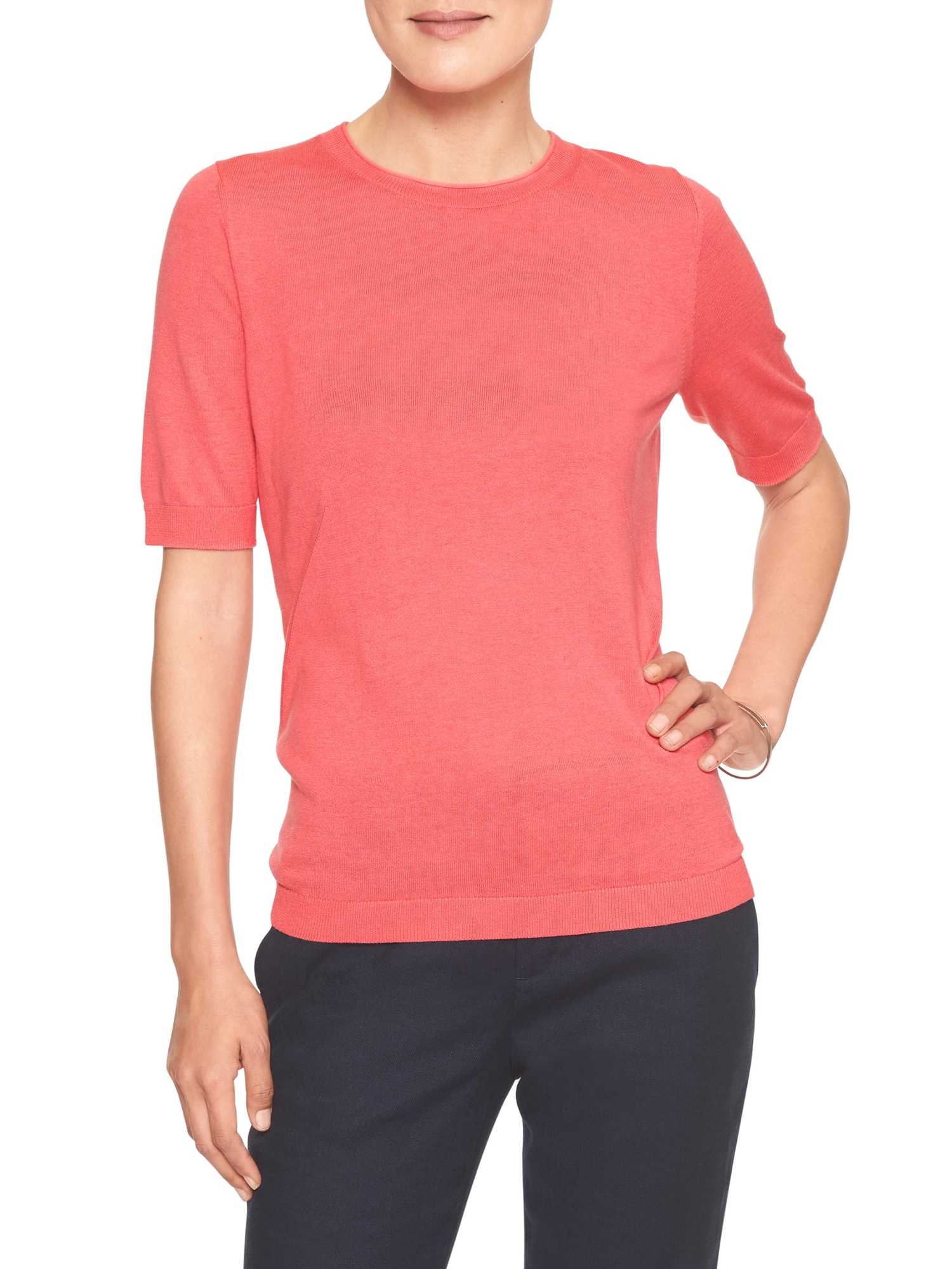 Elbow Sleeve Pullover Sweater | Banana Republic Factory