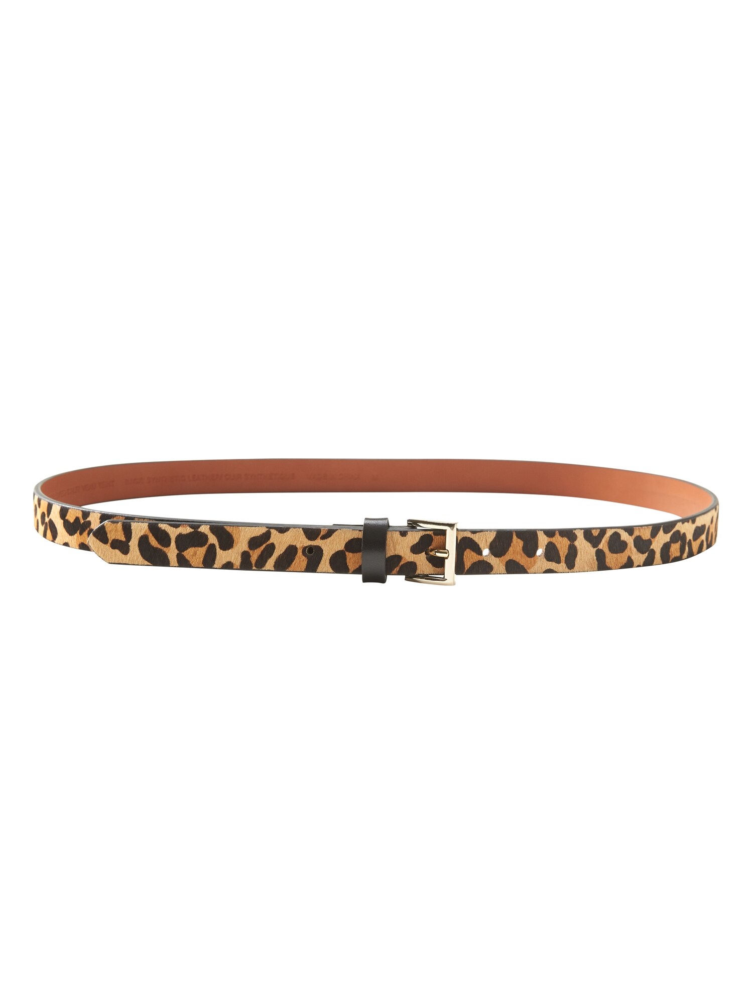 Leopard Print Calf Hair Belt | Banana Republic Factory