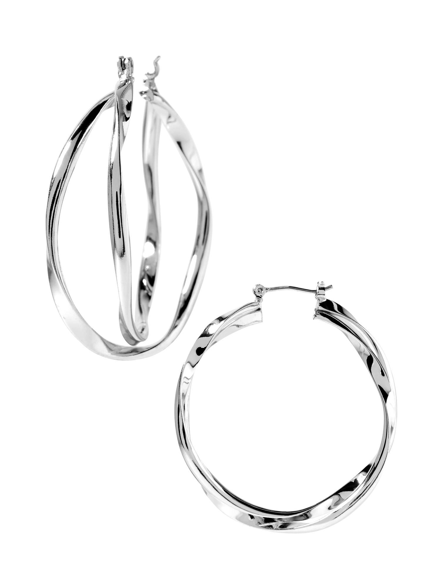 Twisted Hoops Earrings Banana Republic Factory