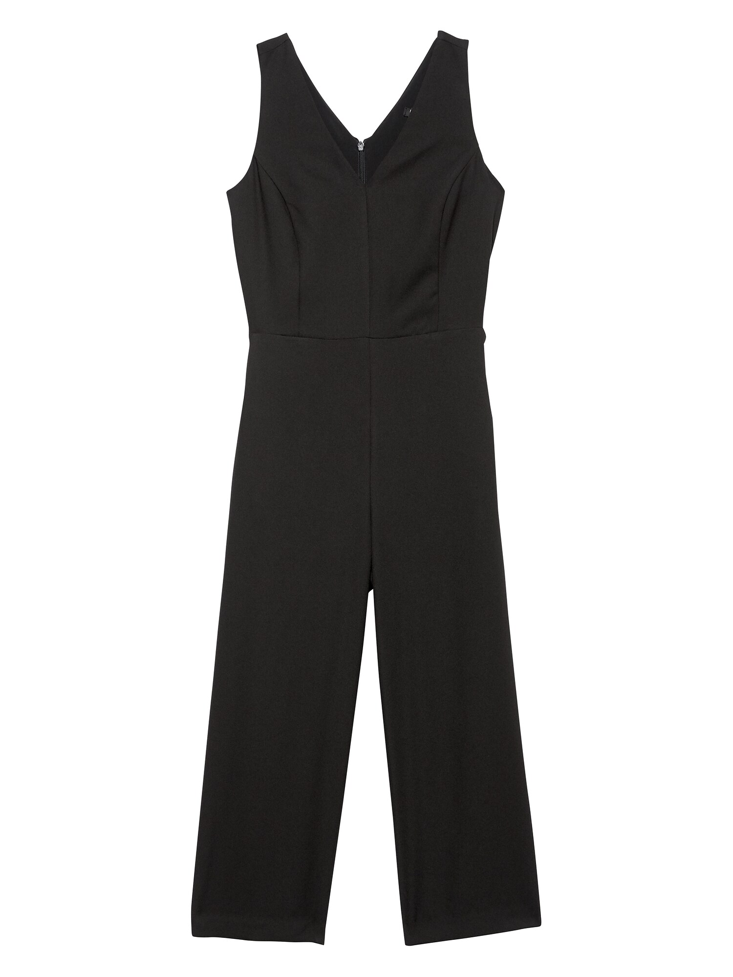 NWT Banana Republic shops Women's Sleeveless V-Neck Black Jumpsuit 2P