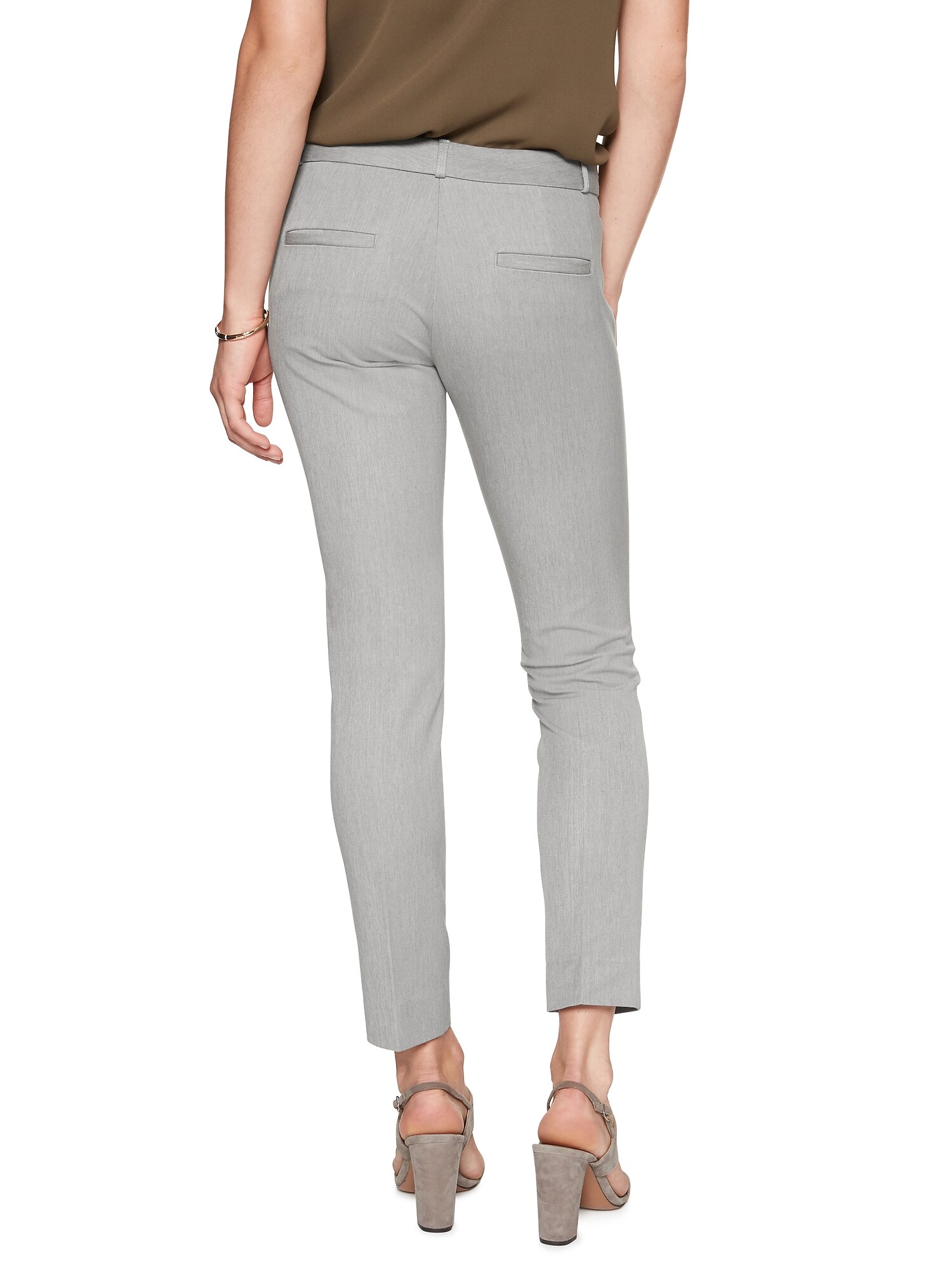 a&f sloane satin tailored pant