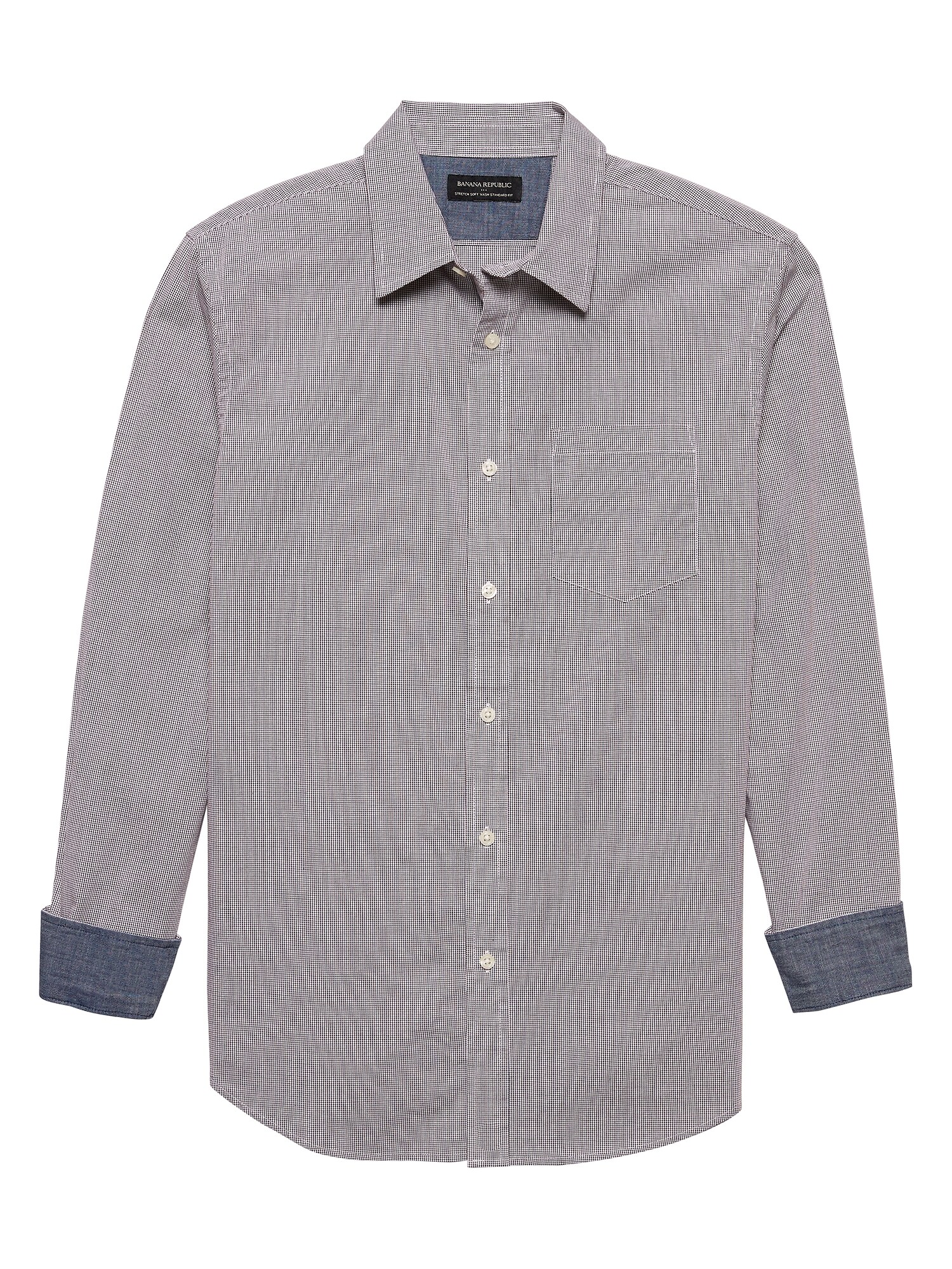 StandardFit SoftWash YarnDye Shirt Banana Republic Factory