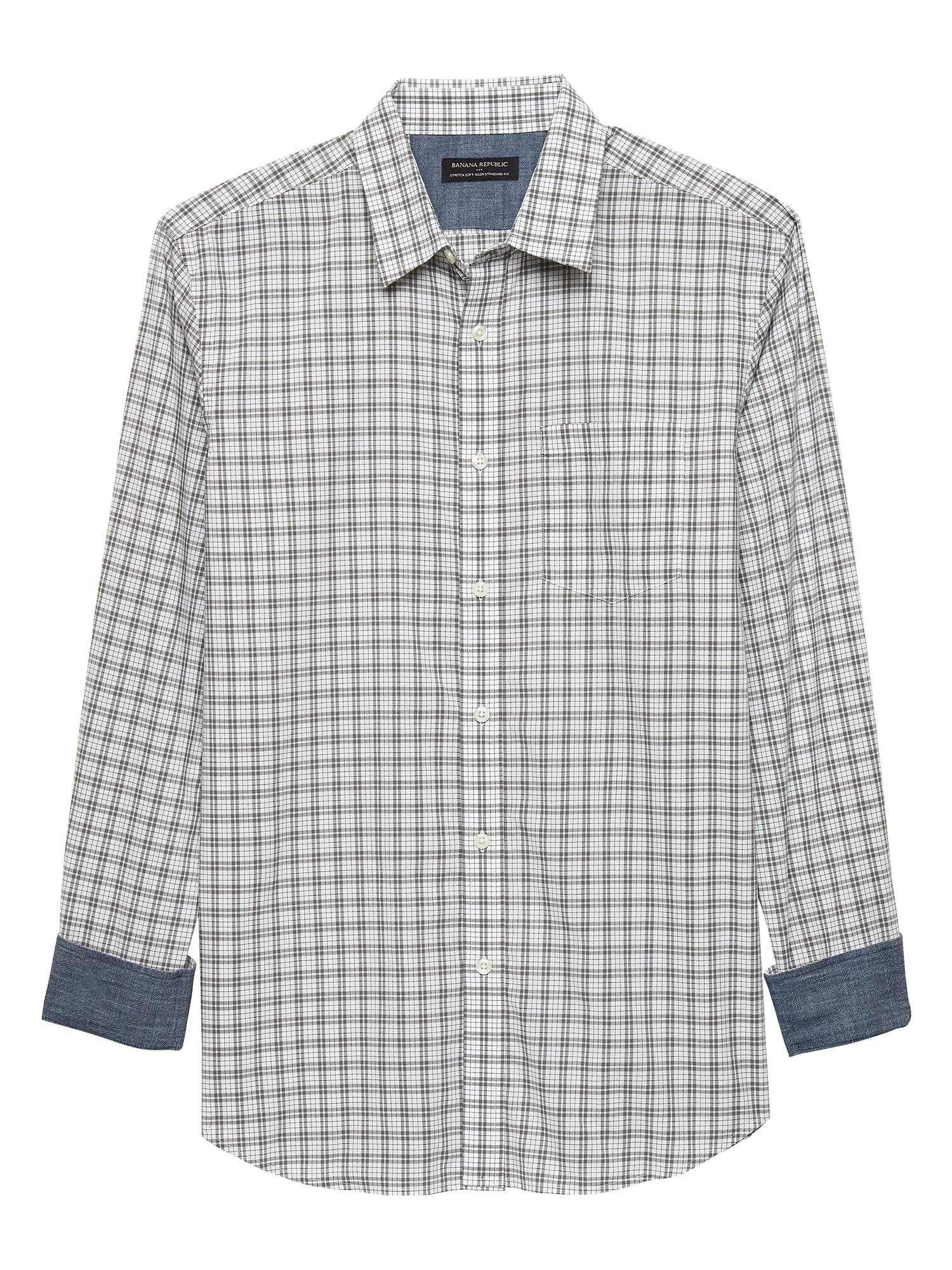 StandardFit SoftWash YarnDye Shirt Banana Republic Factory