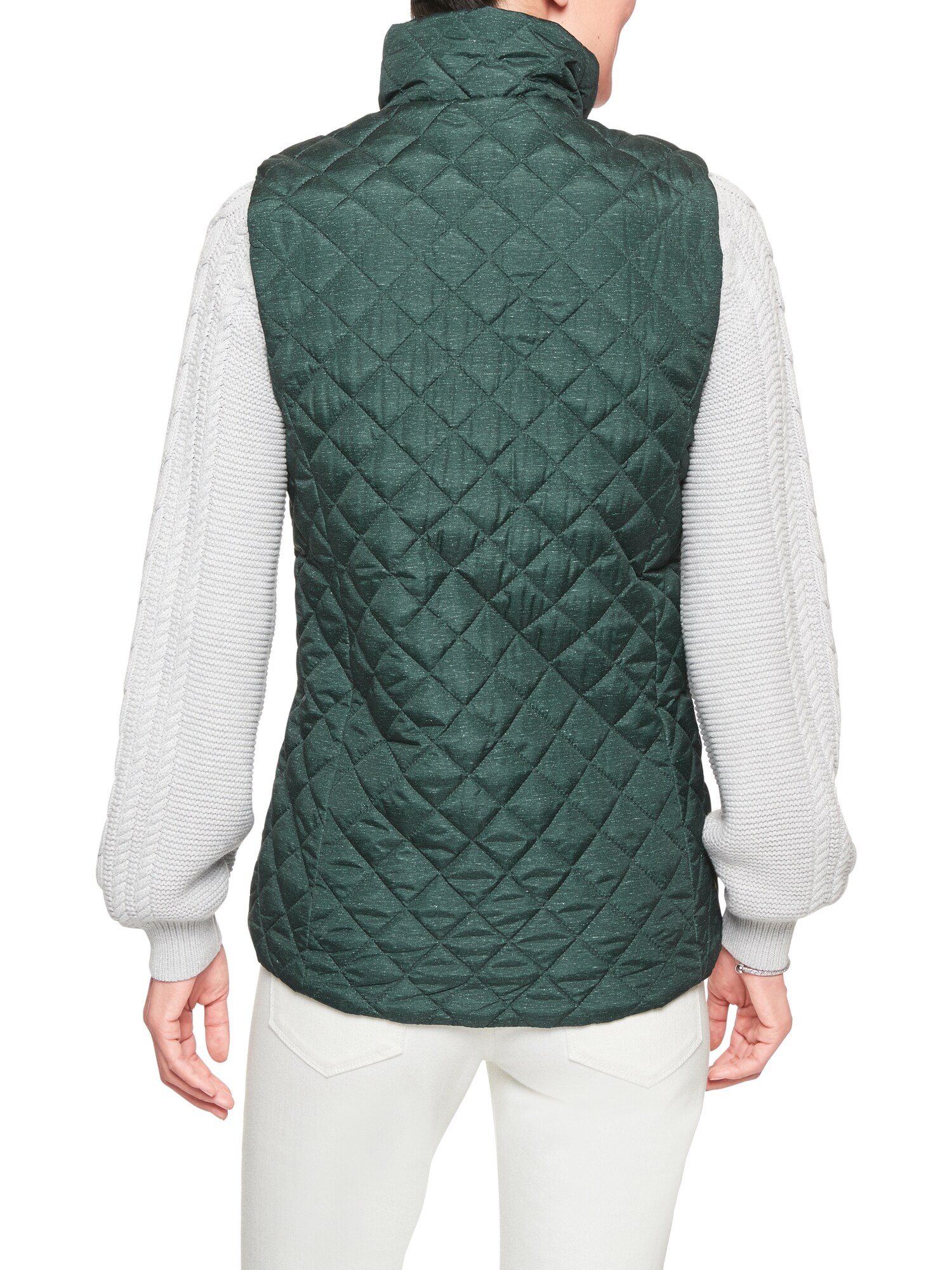 Slim Puffer Vest Banana Republic Factory