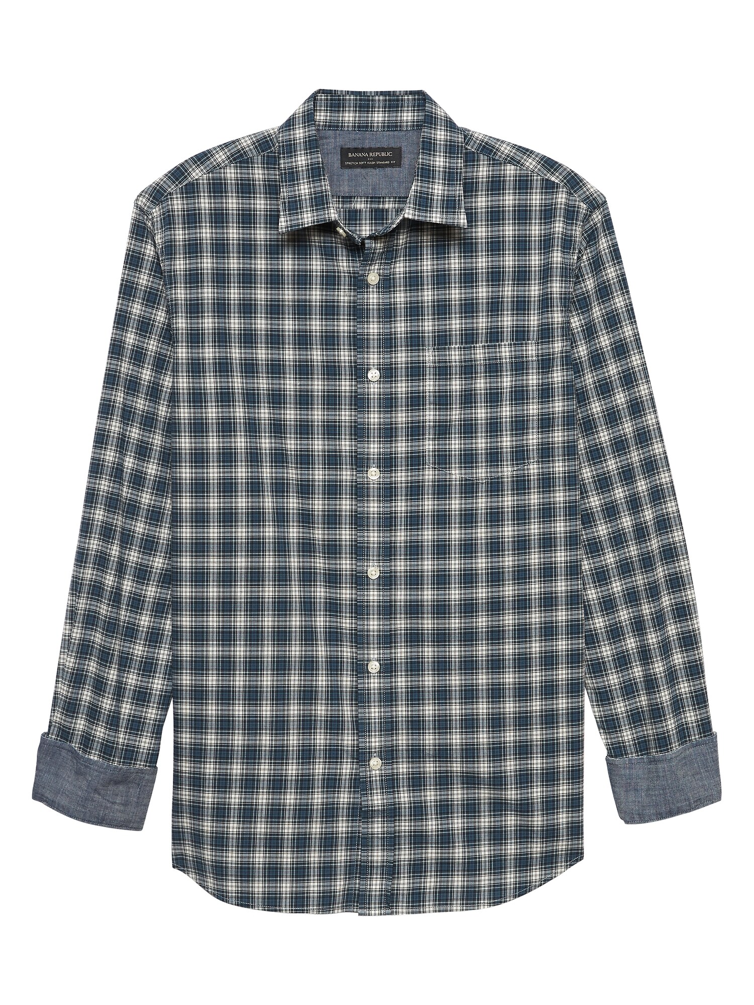 StandardFit SoftWash YarnDye Shirt Banana Republic Factory