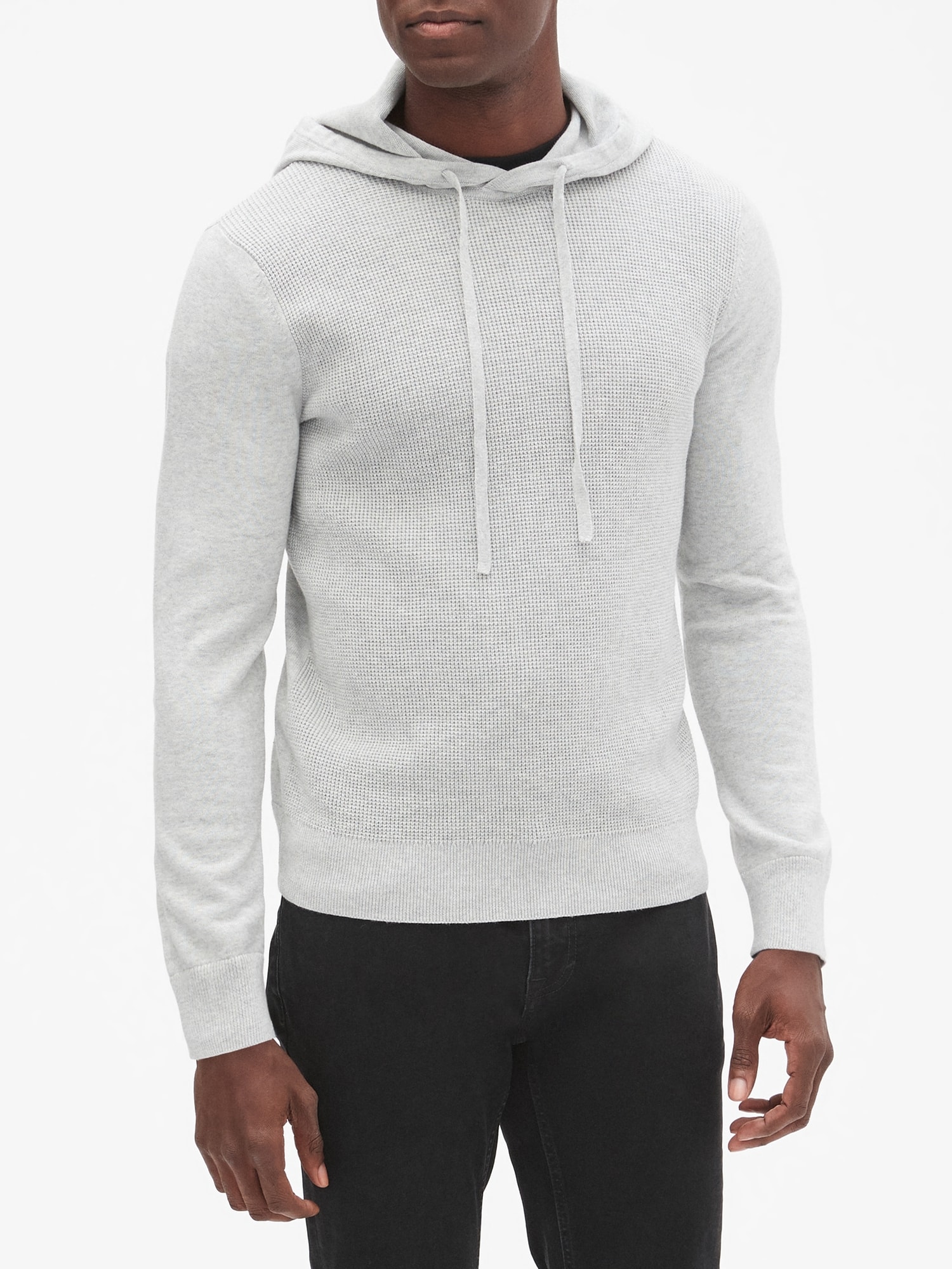 Waffle Sweater Hoodie | Banana Republic Factory