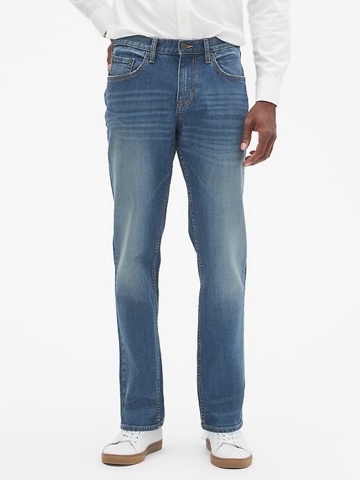 Athletic-Fit Stretch Light Wash Jean | Banana Republic Factory