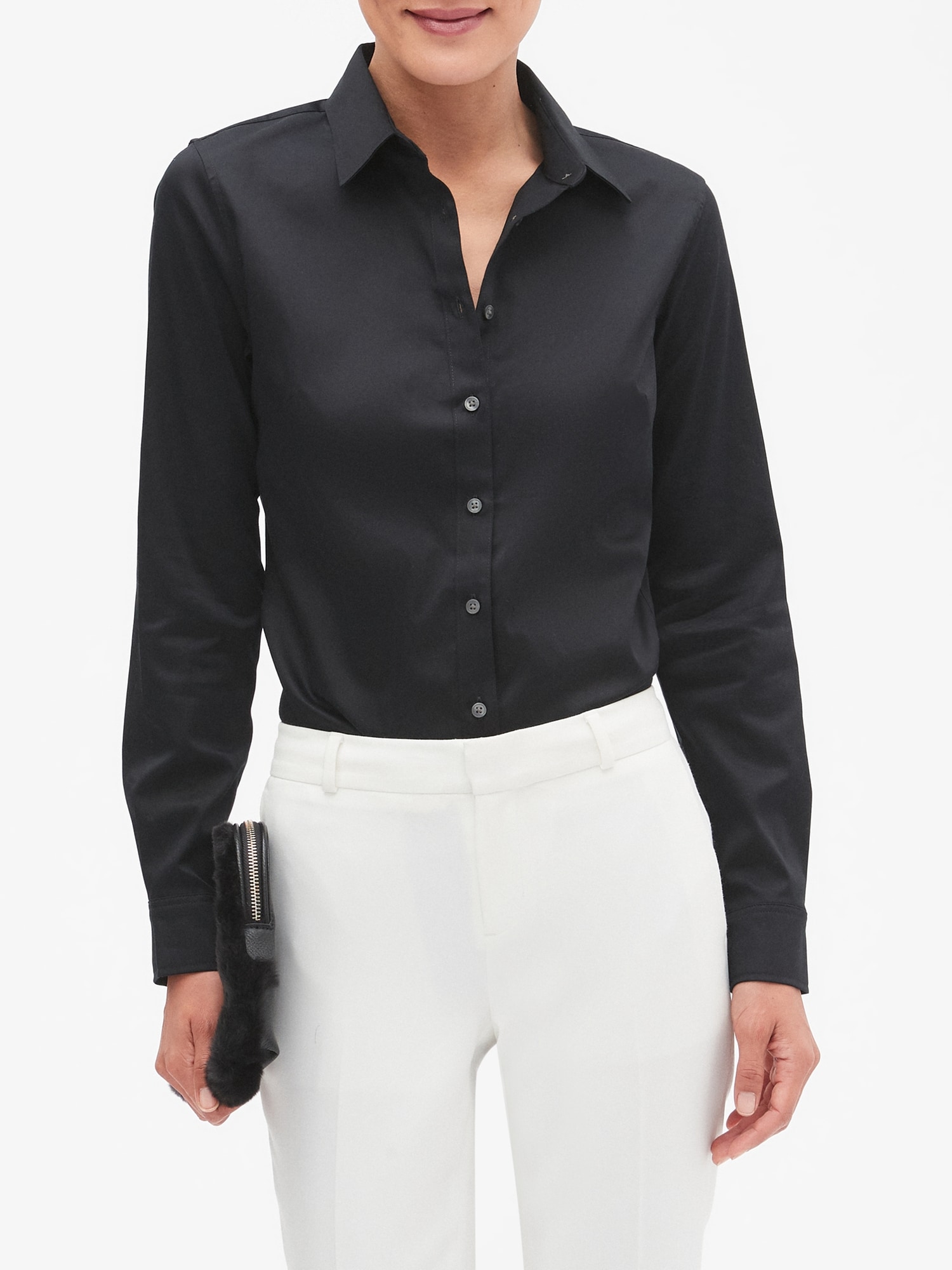 banana republic black shirt