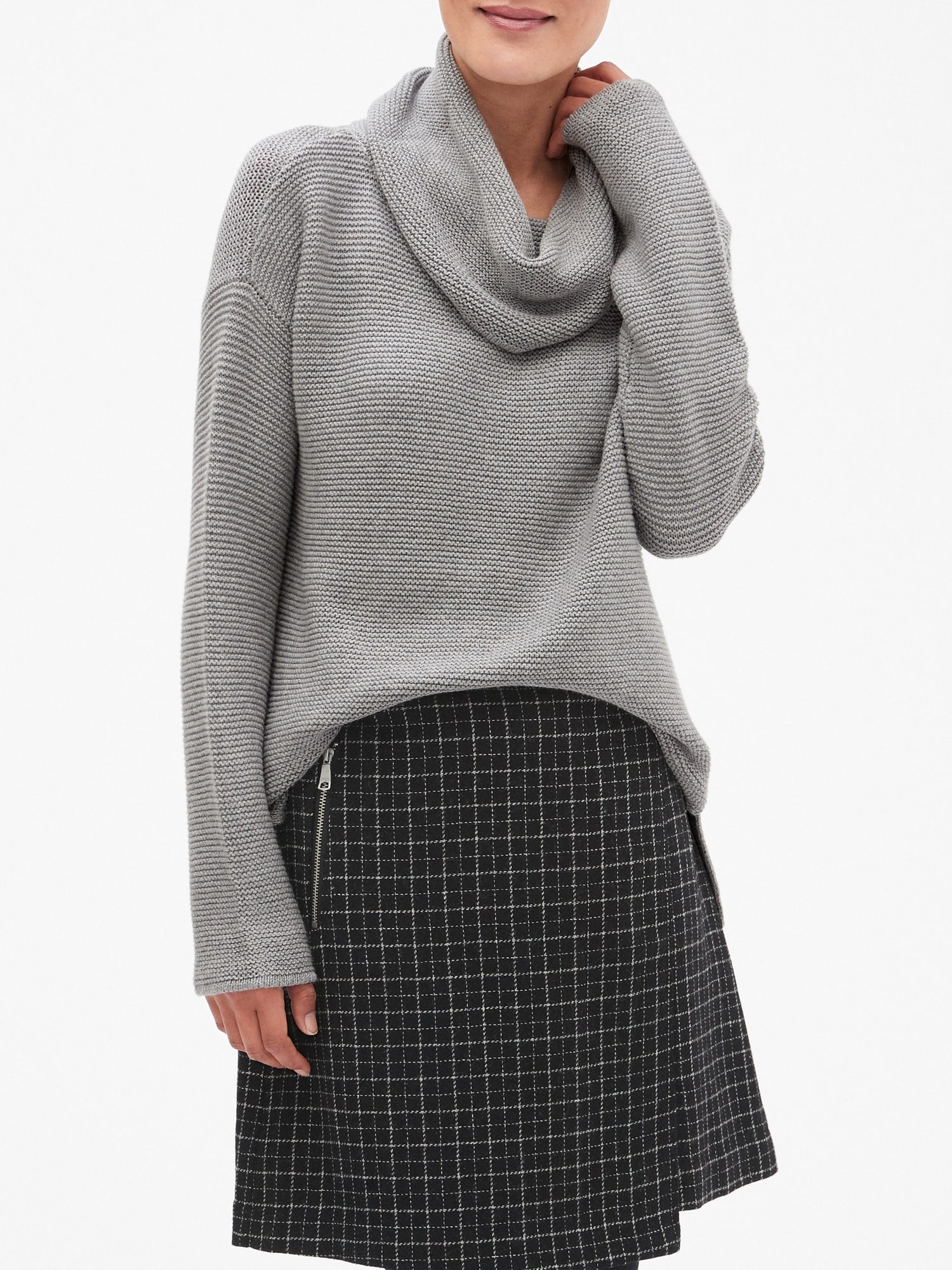 Textured Cowl Neck Sweater | Banana Republic Factory