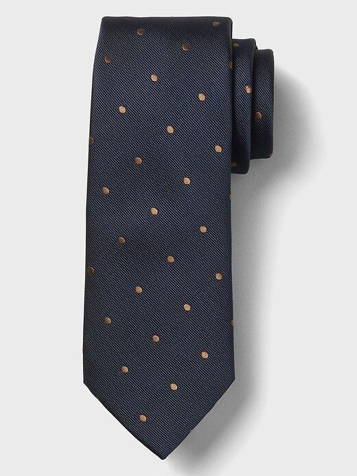 Stain-Resistant Dot Tie