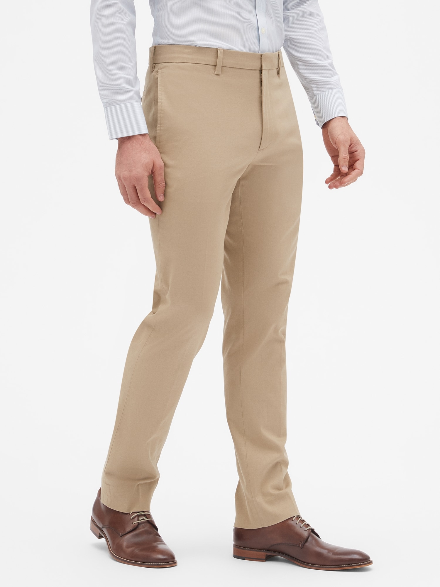 slim fit khaki dress pants
