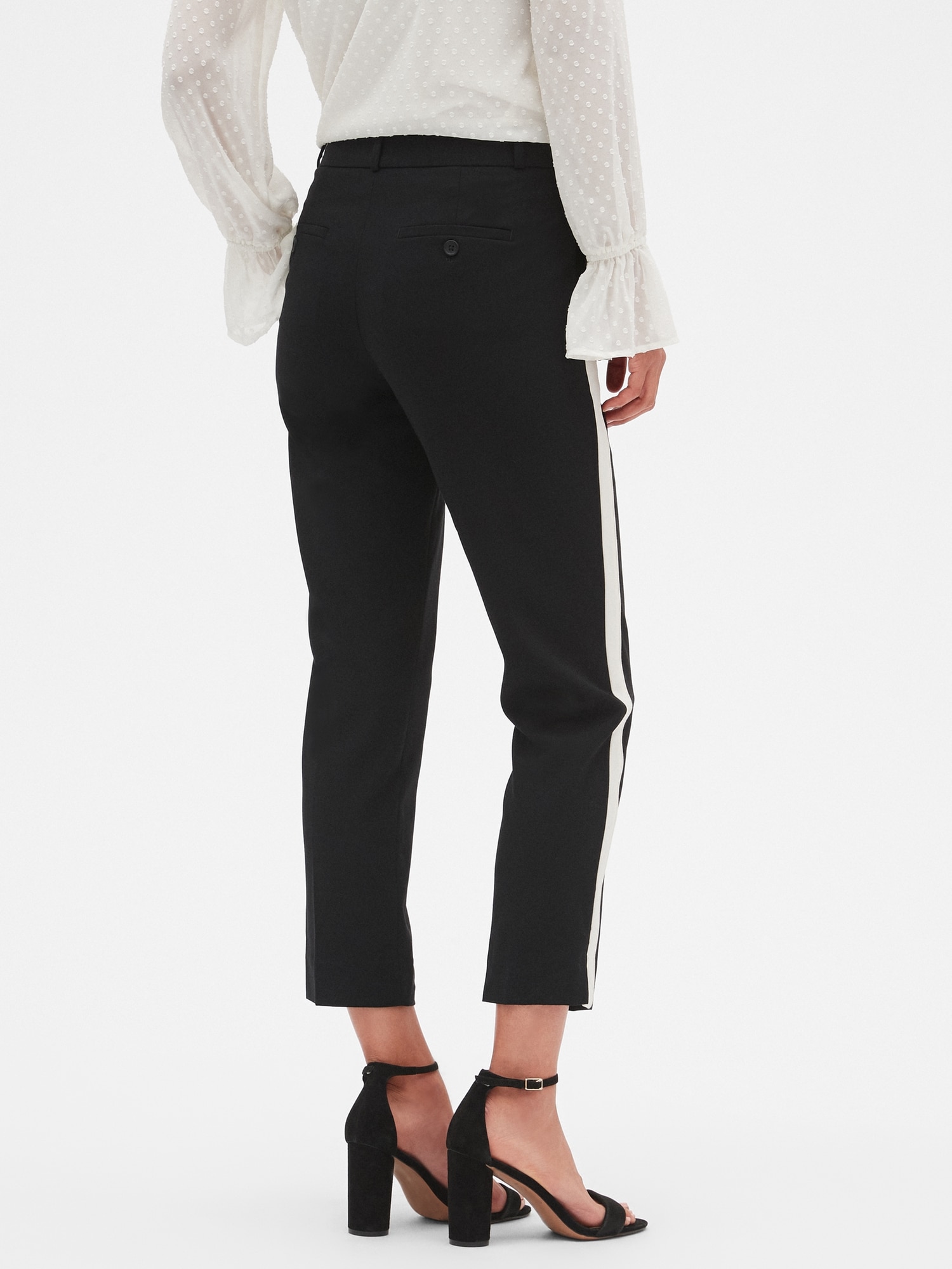 Avery Side Stripe Tailored Ankle Pant