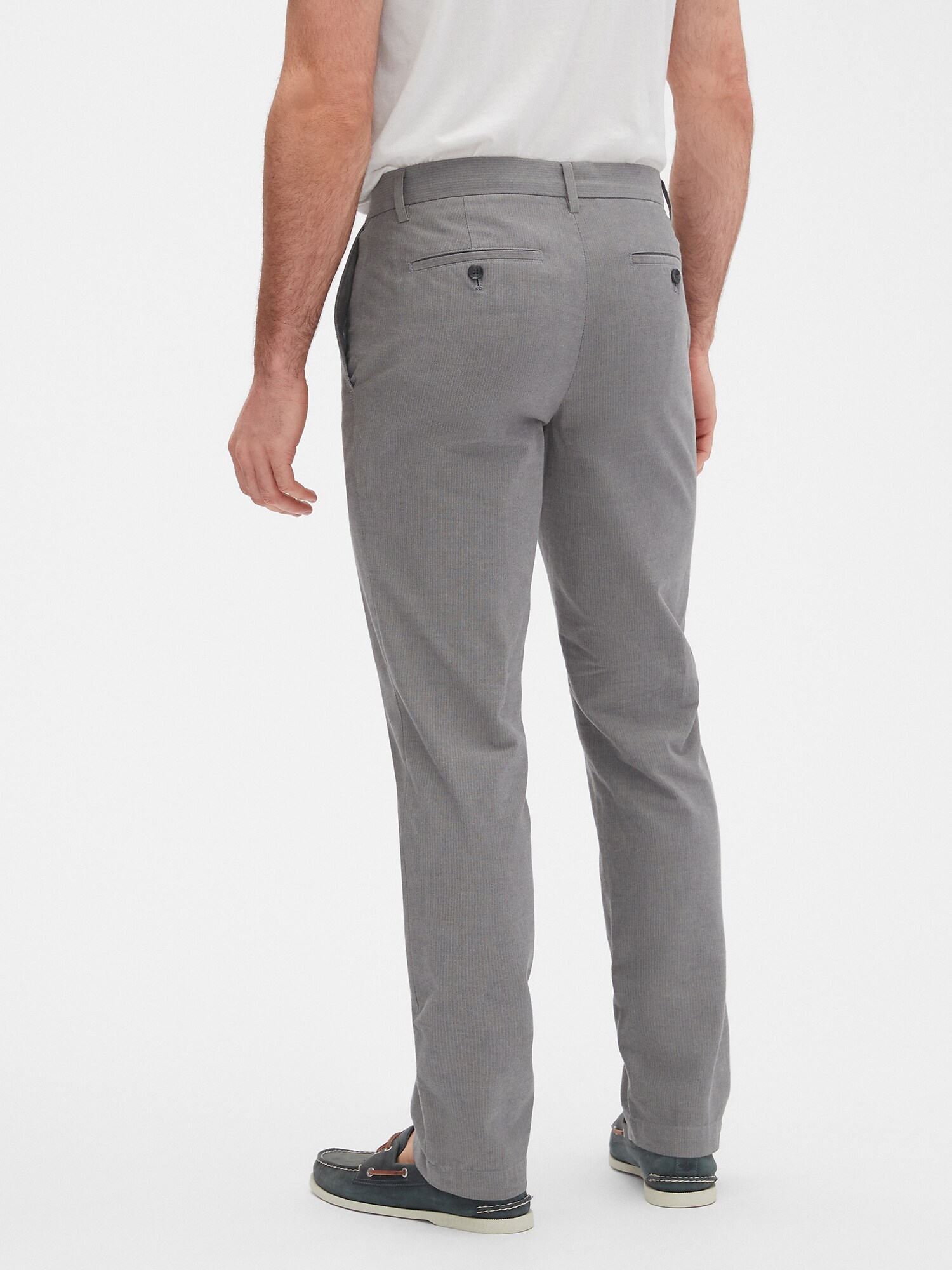 Aiden Slim-Fit Grey Herringbone Pant | Banana Republic Factory