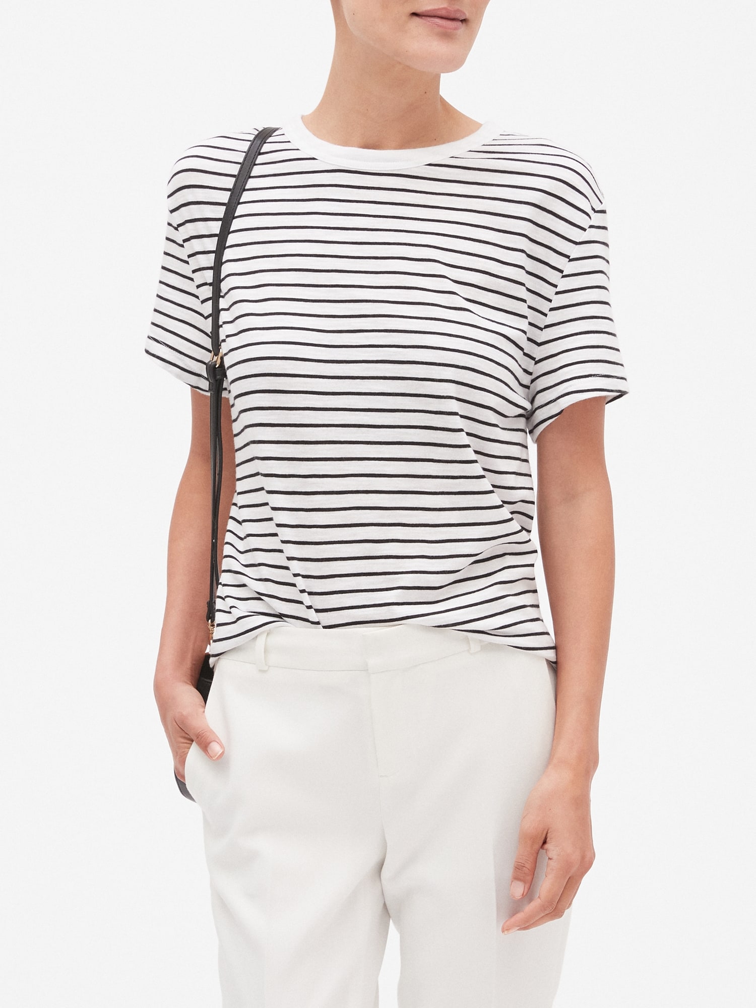 Stripe Malibu Boyfriend T Shirt